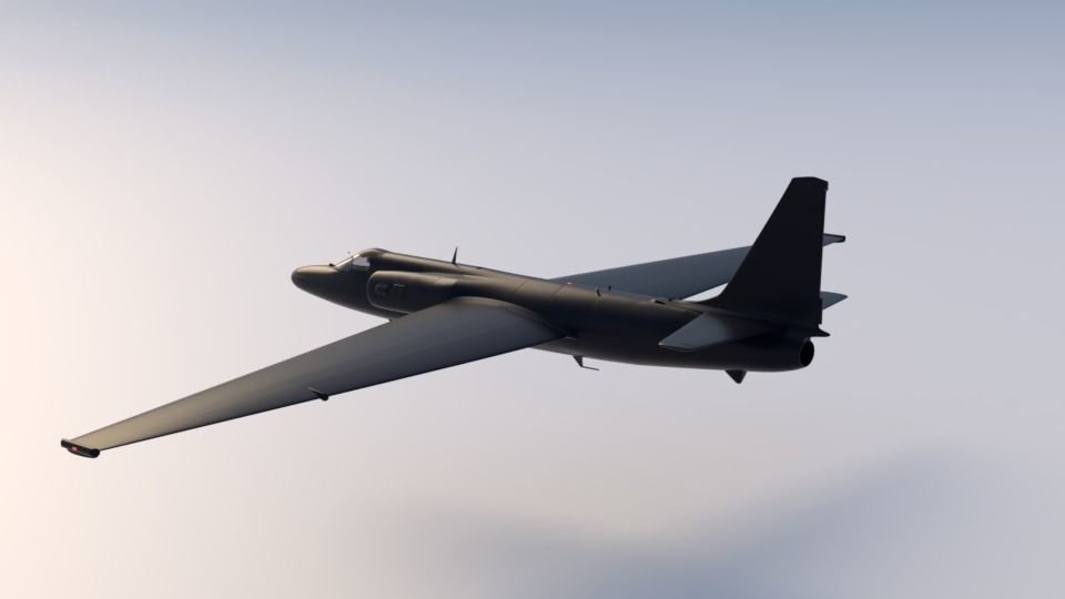 U2 Airplane 3D model CGTrader