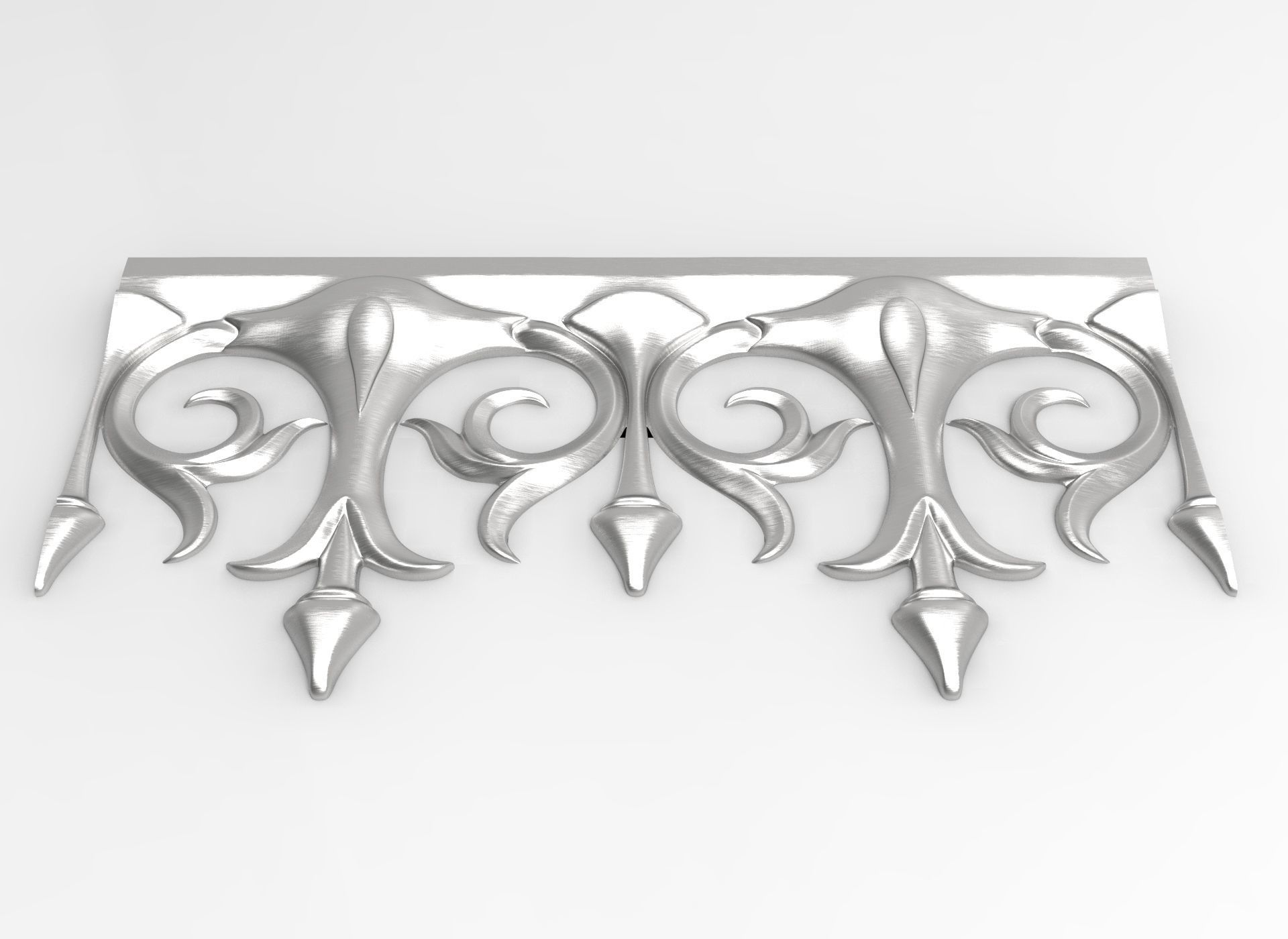 Decor friezes with flower and leaf HD model for CNC or printer 3D model ...