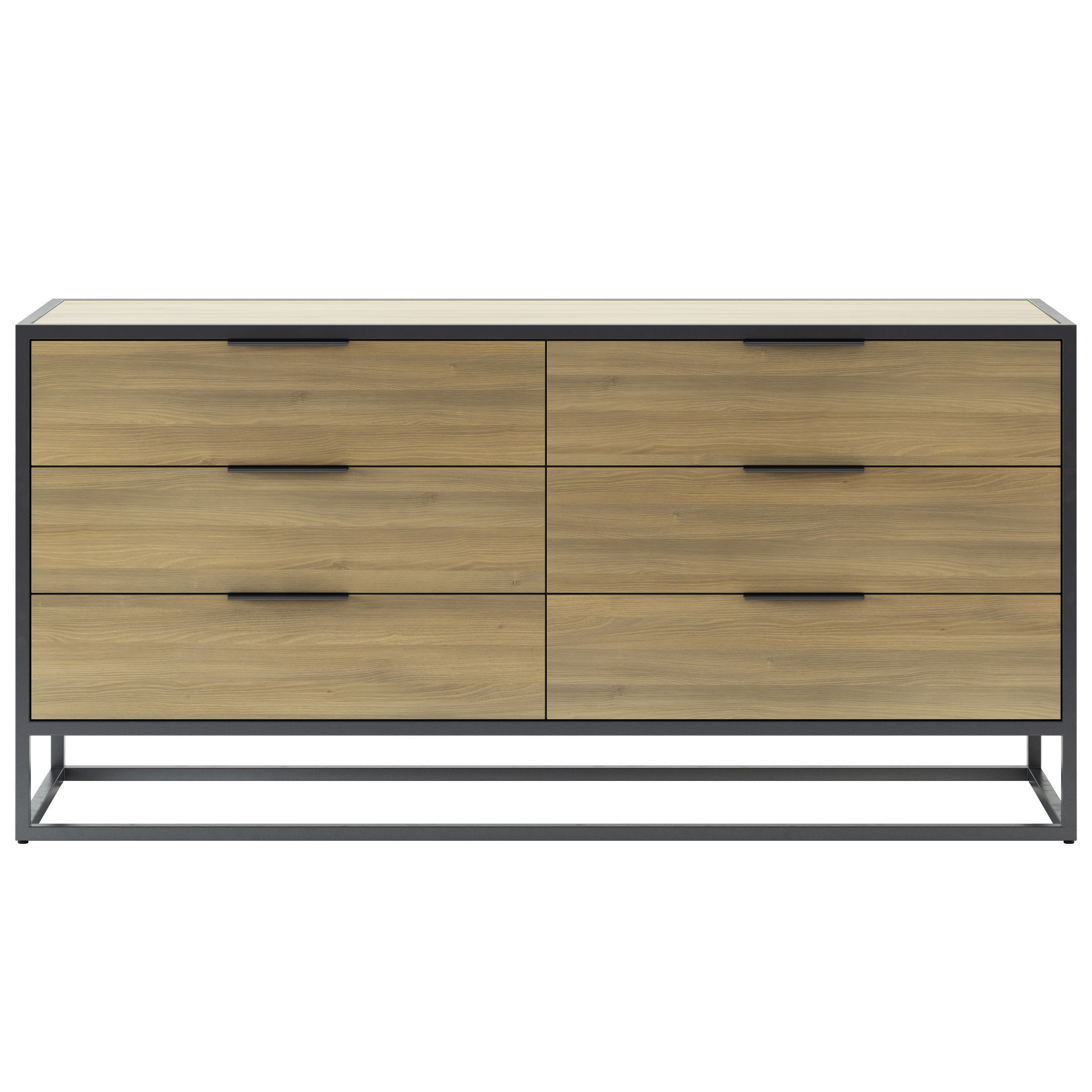 Crate and Barrel Oxford Drawers 3D model CGTrader