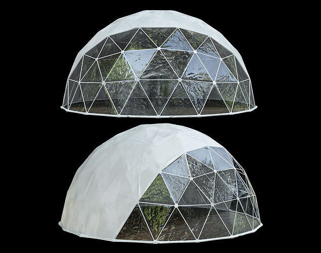 Geodesic dome 3D model CGTrader