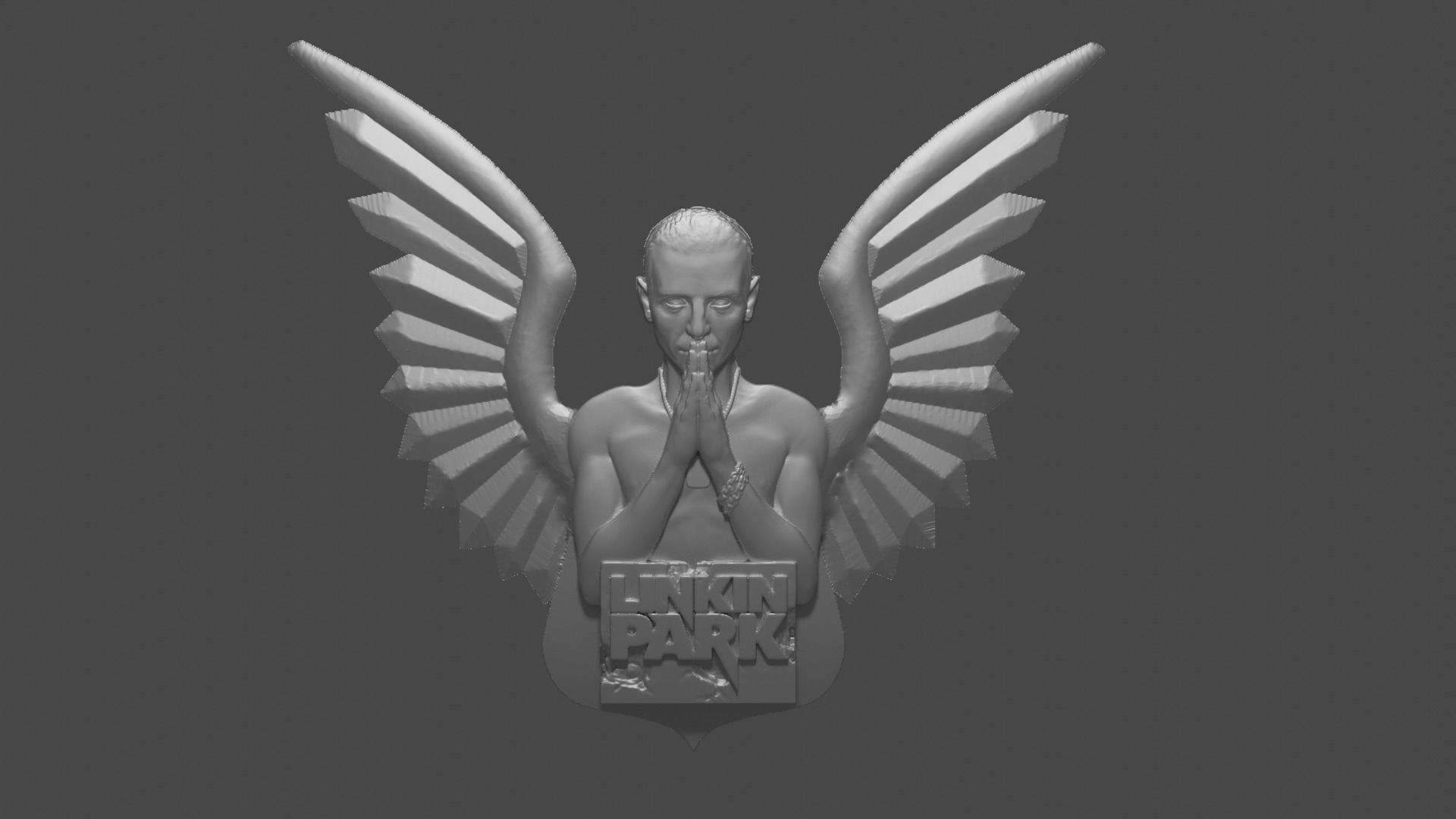 Linkin Park Chester Bennington 3D STL Model for CNC Router 3D model 3D ...