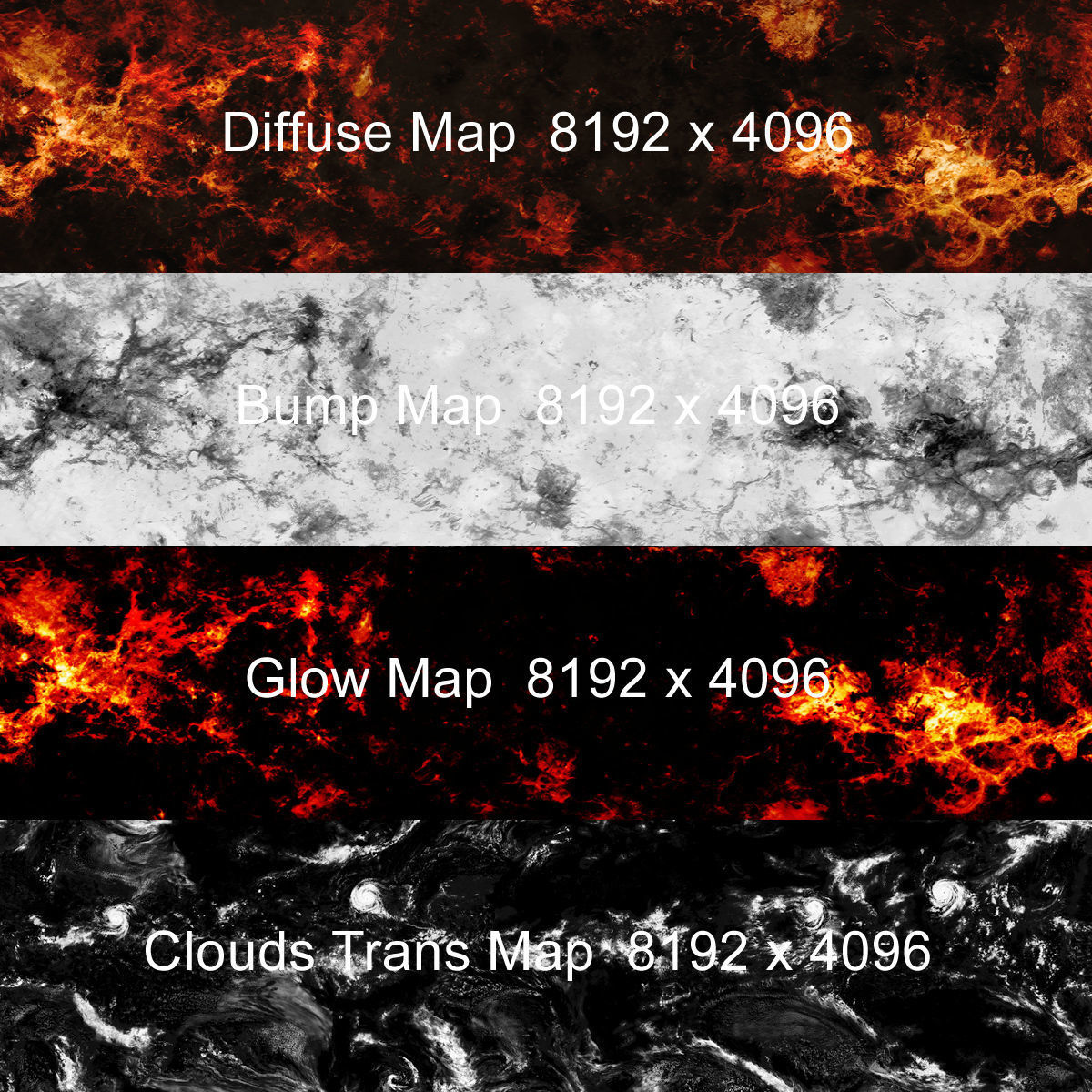 3D model Lava Planet - Mustafar - Alien Planet 8k VR / AR / low-poly ...