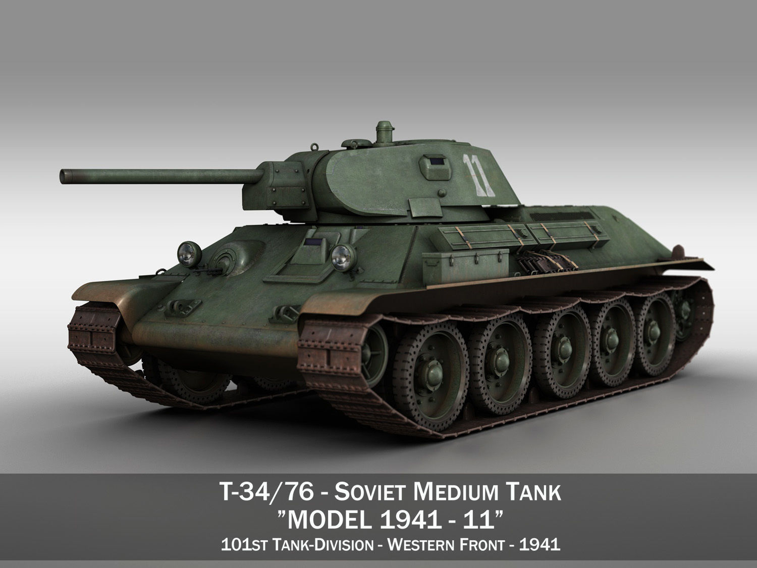 T-34-76 - Model 1941 -Soviet medium tank - 11