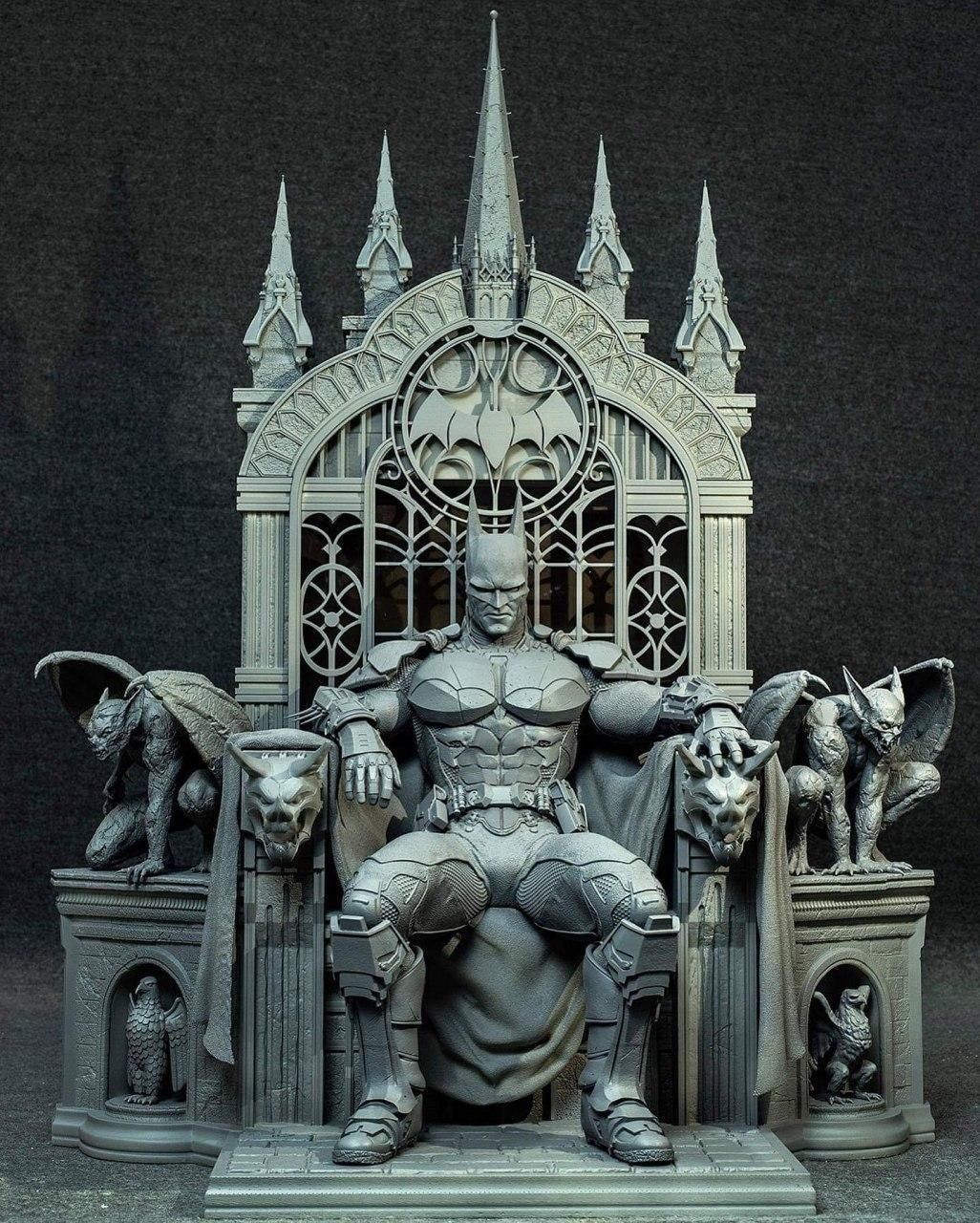 BATMAN ON THRONE - 3D PRINTABLE FIGURE | CGTrader