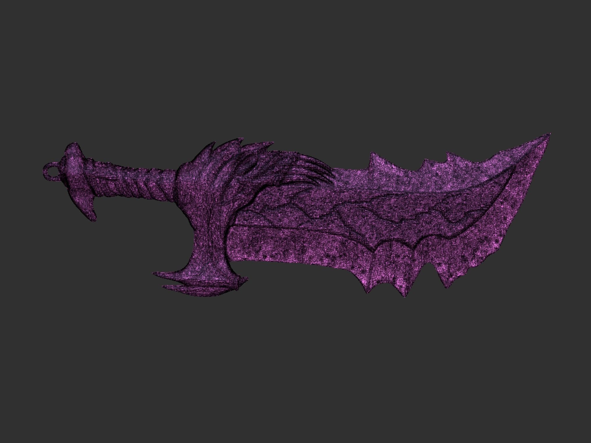 Blades of Chaos 3D model 3D printable CGTrader