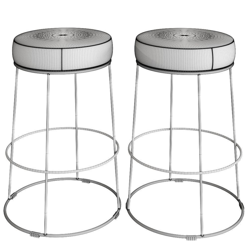 Jess Barkruk Cody Bar Stool 3D model CGTrader