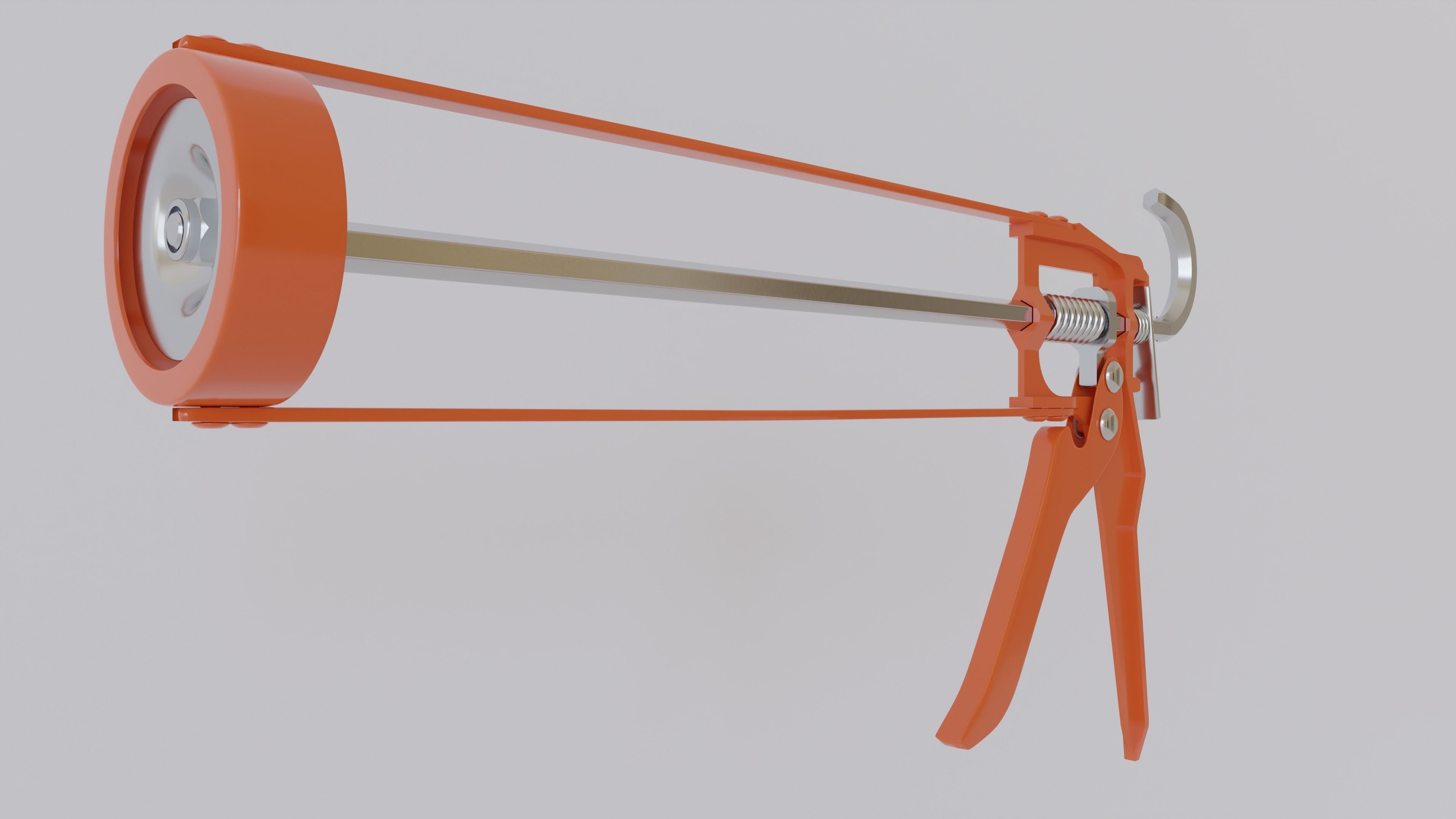 Silicone Gun 3D model OBJ