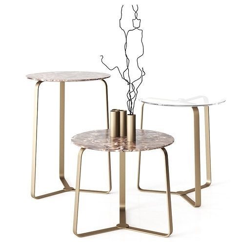 F lli Orsenigo BASKET Marble coffee table 3D model