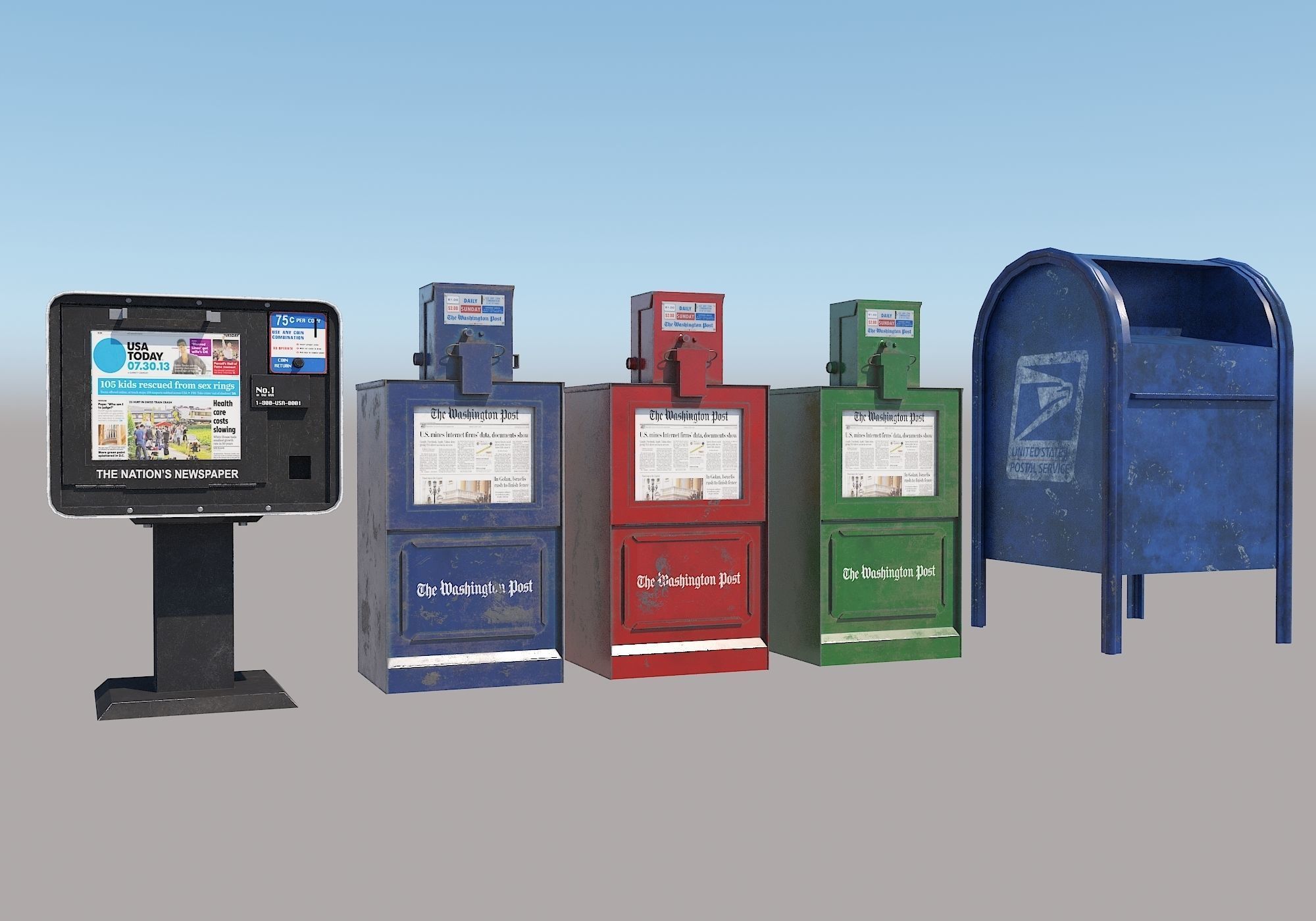 Newspaper Boxes Post box New York City