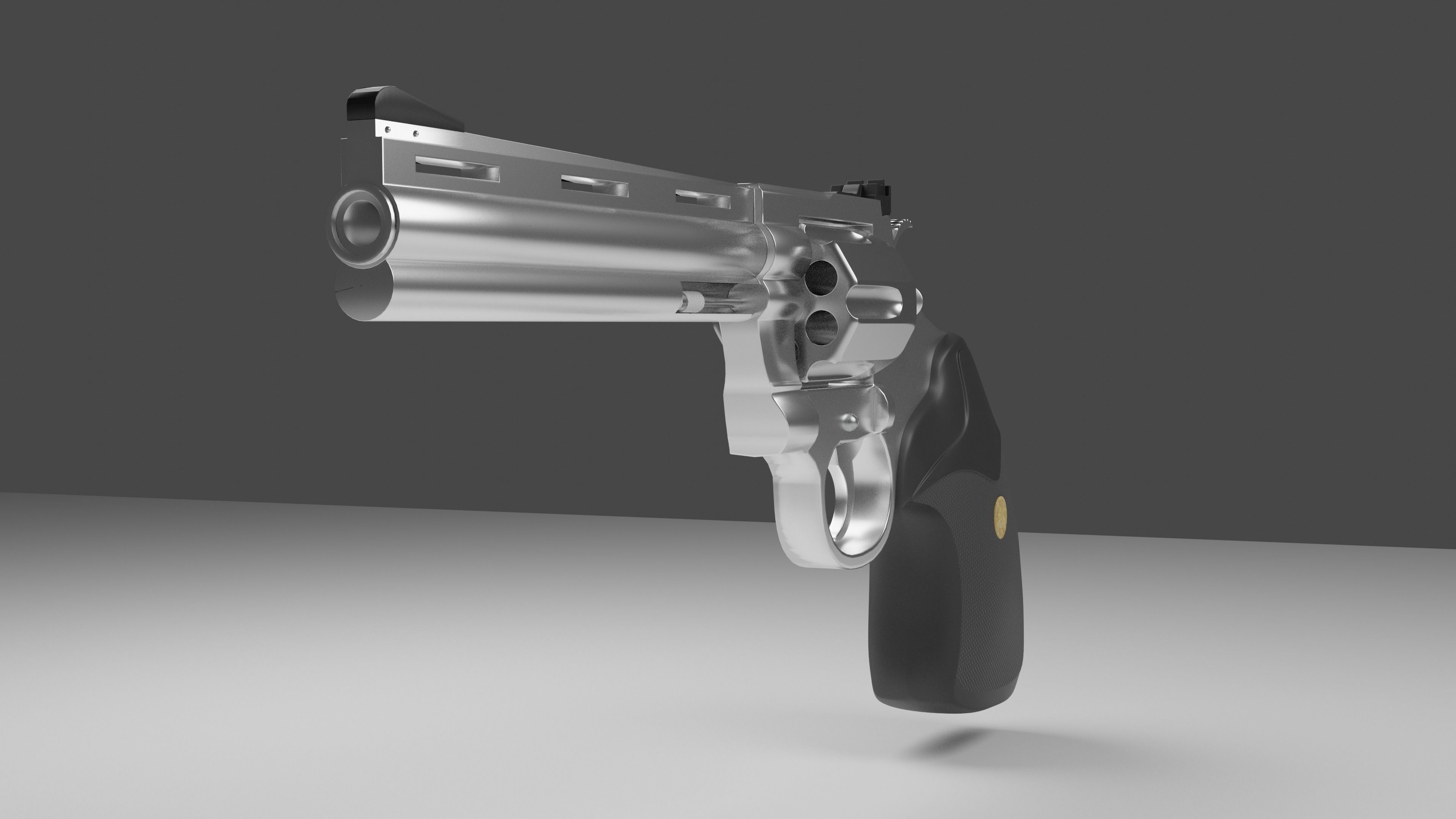 Revolver Colt Python 357 3D model | CGTrader