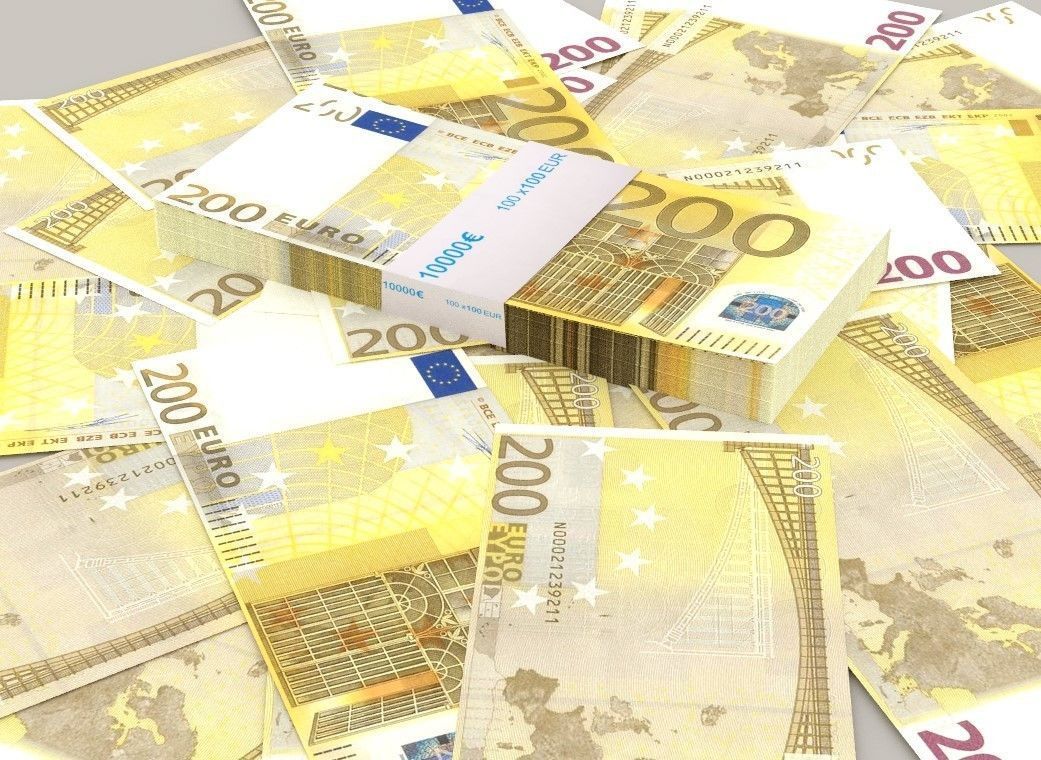 200 euro banknote packs