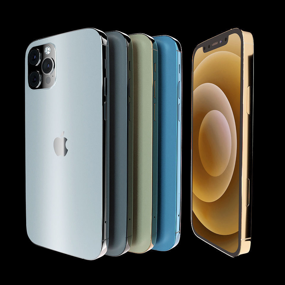 iPhone 12 Pro Blender Project 3D model CGTrader