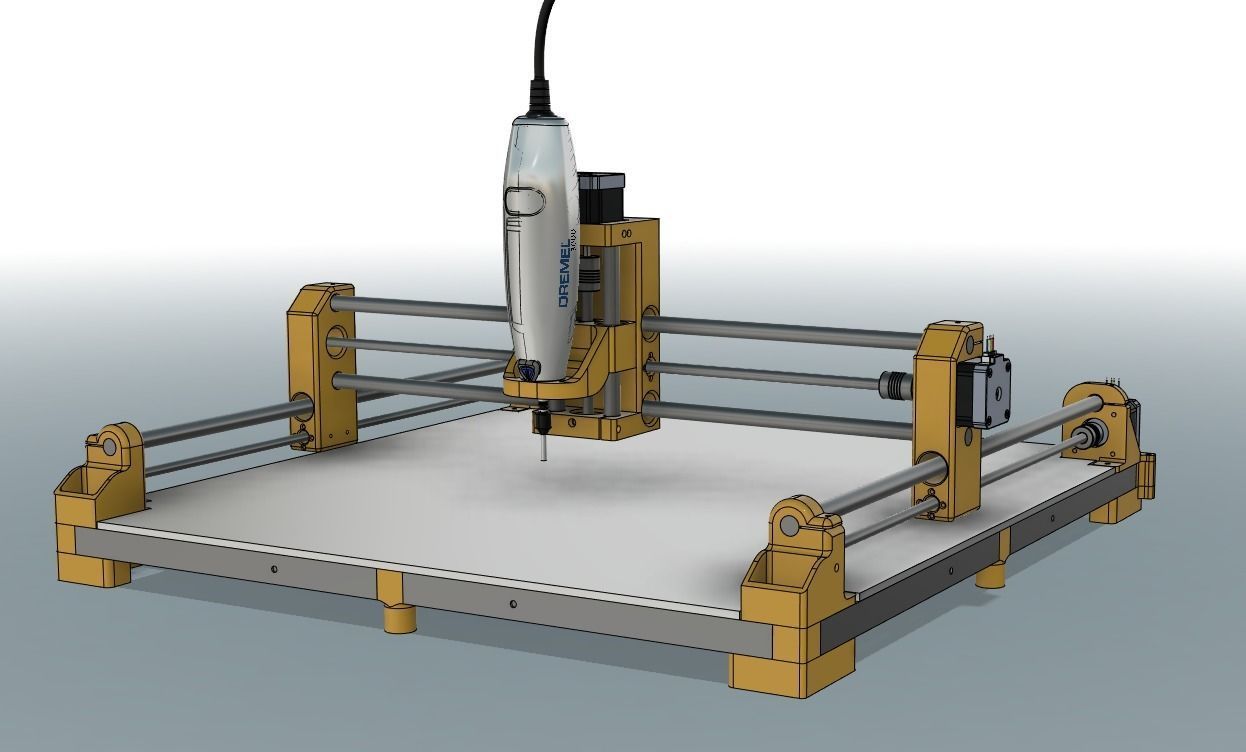 Low Budget 3axis CNC machine with Dremel 3000