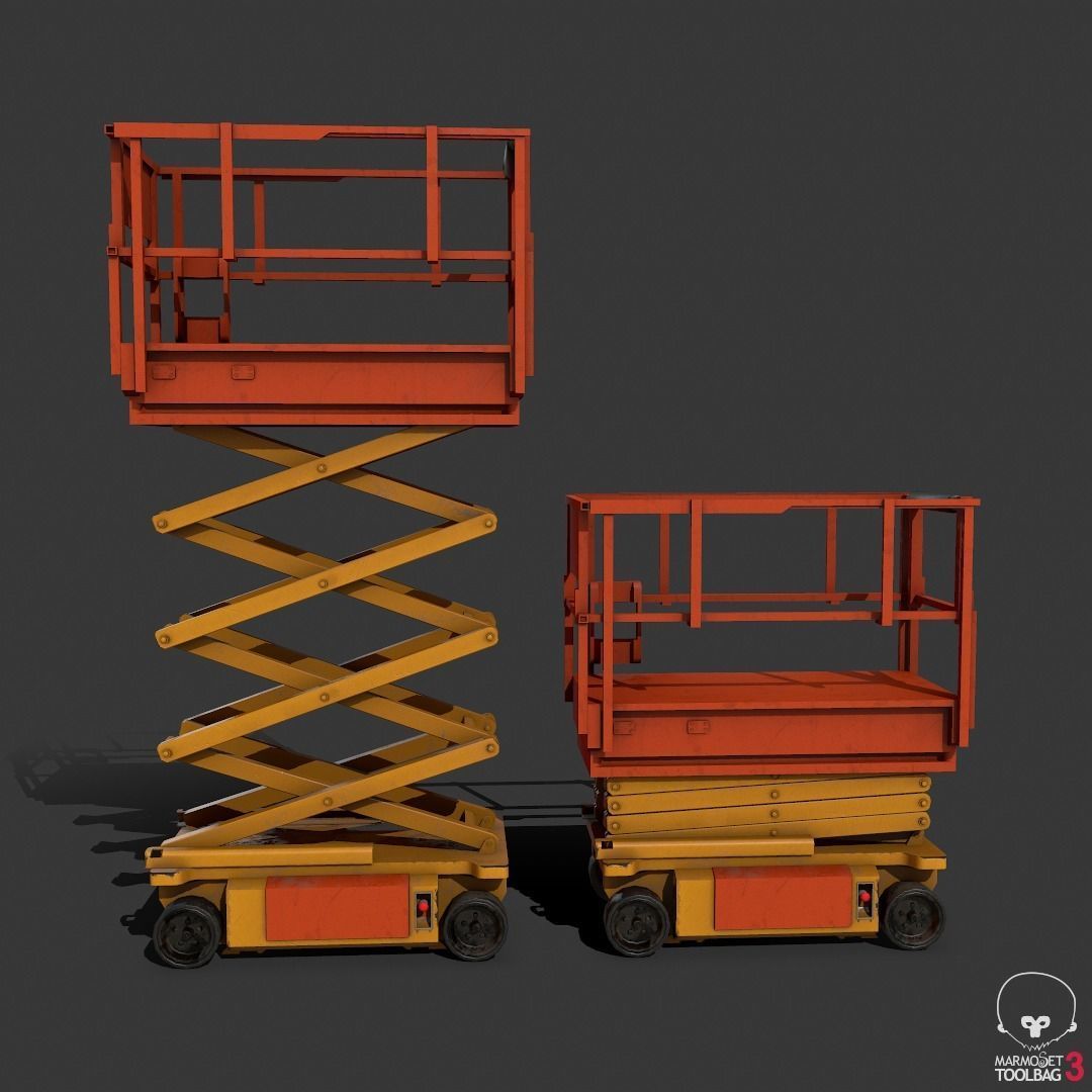 Scissors Lifter Machine Pbr