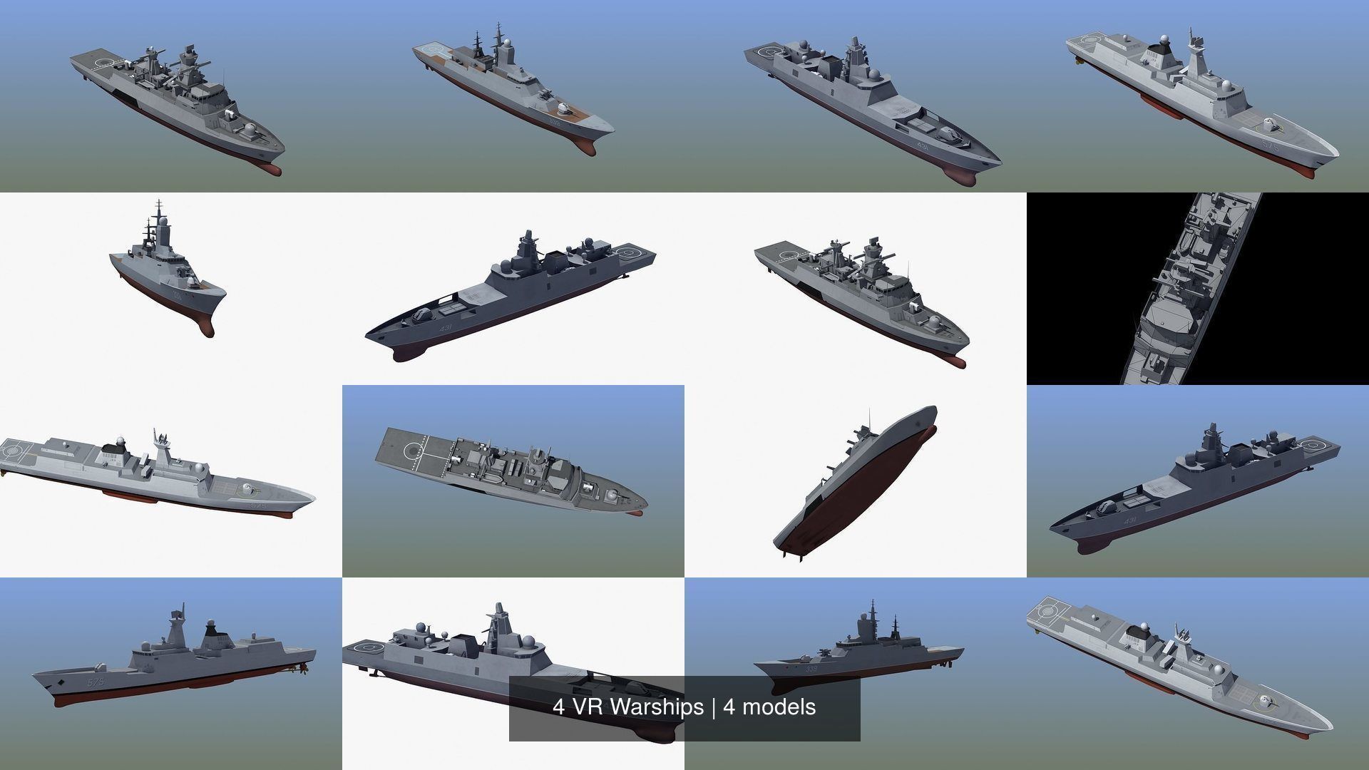 4 VR Warships