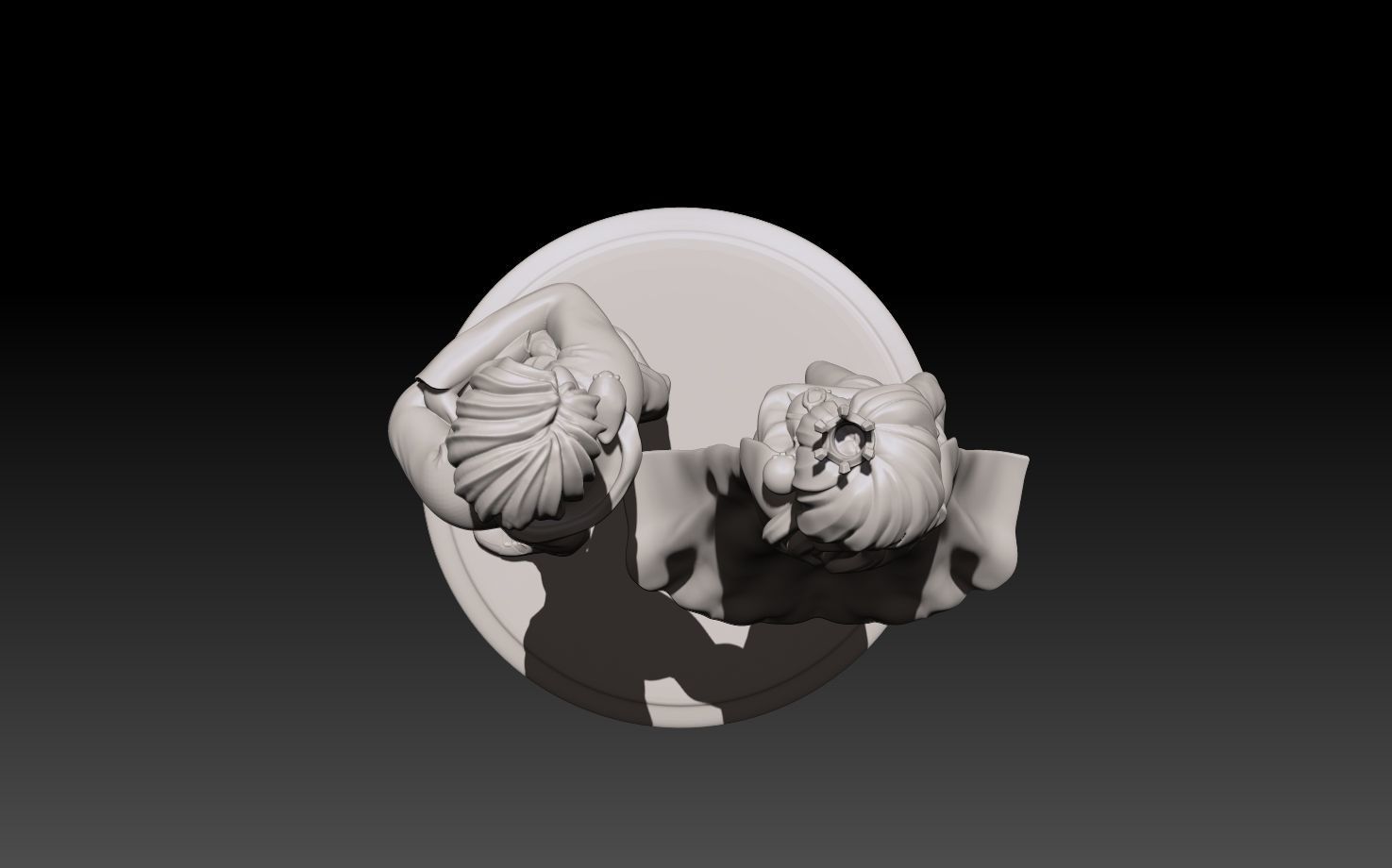 Anime characters 3D model 3D printable | CGTrader