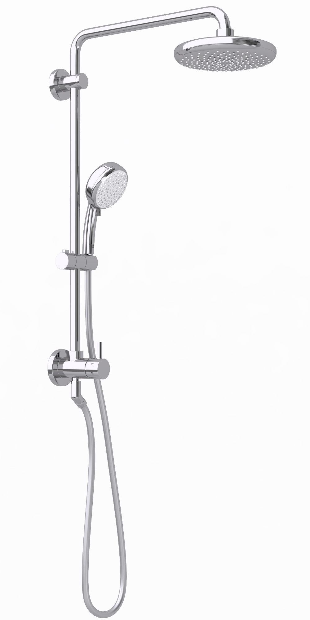 Shower System Grohe Retrofit System 210 3D model CGTrader
