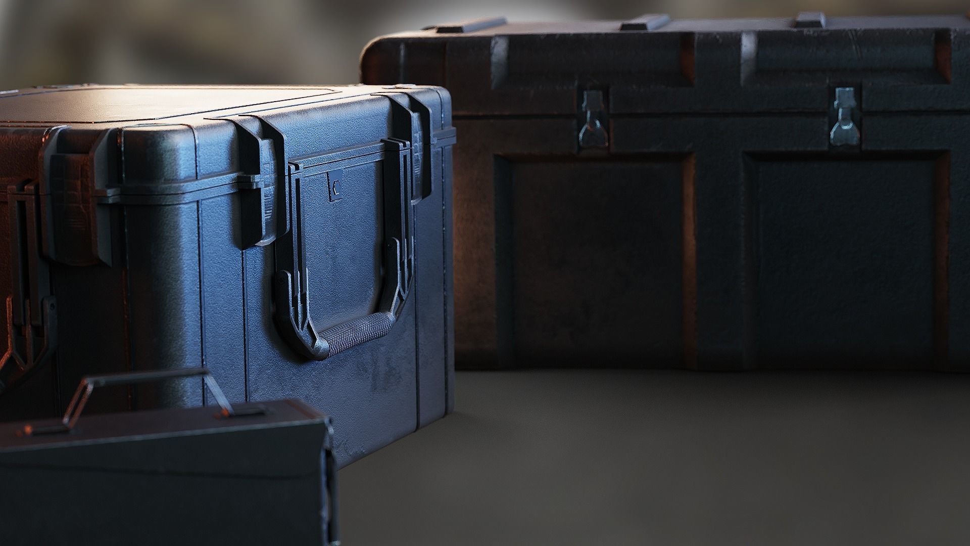 3D model Military Crates Collection PBR VR / AR / lowpoly CGTrader