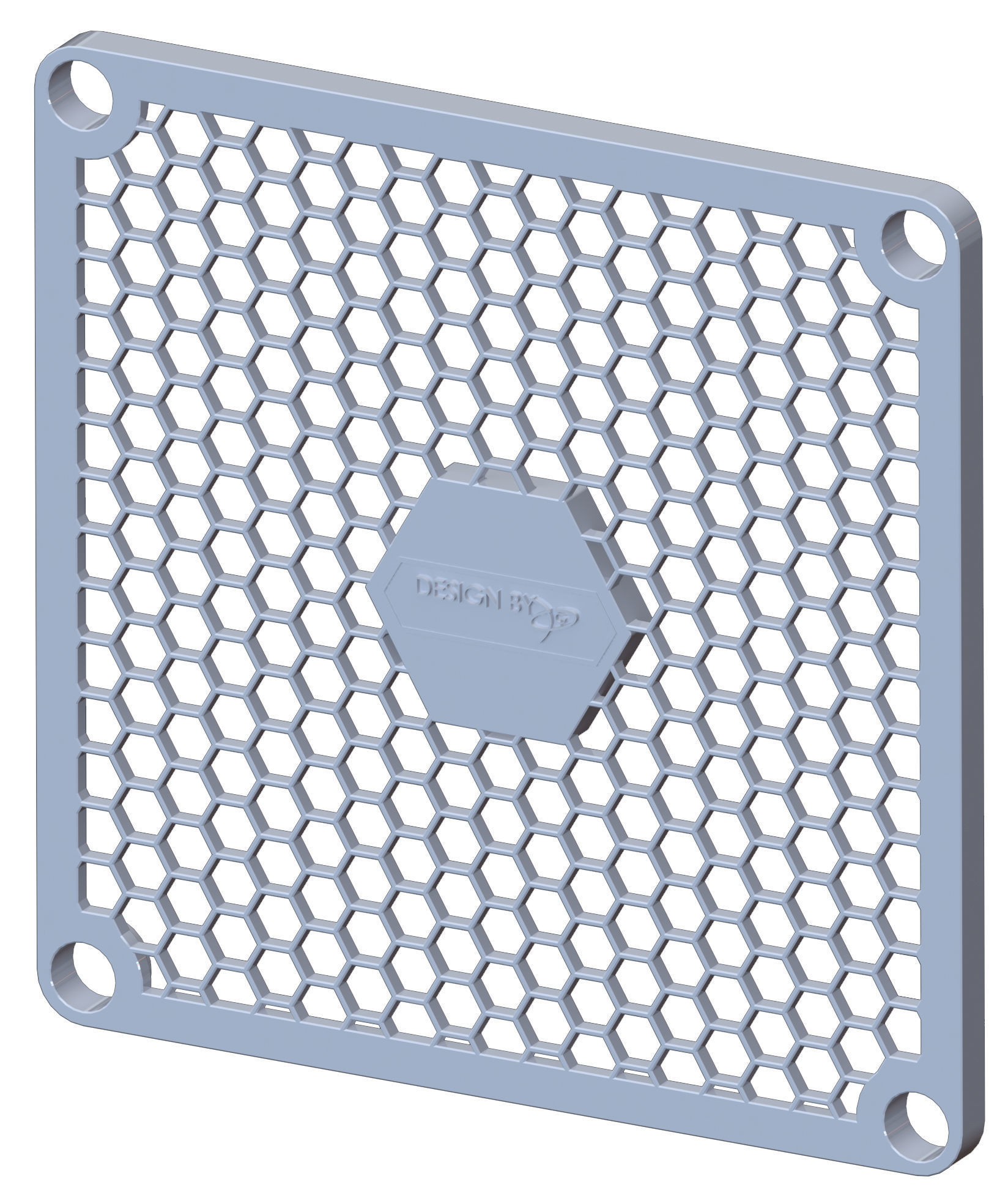 Computer chassis hexagonal fan cover