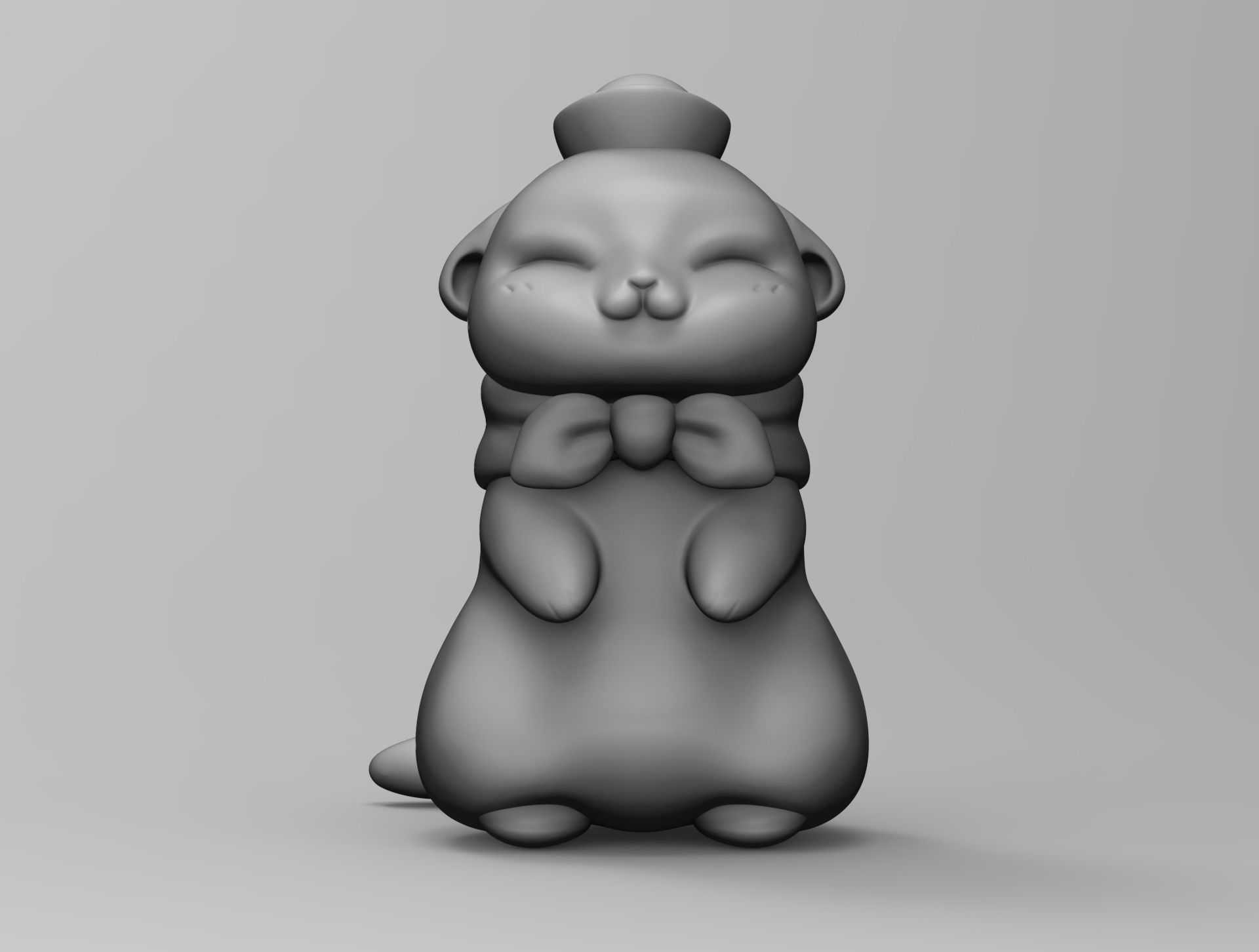 Otter 3D model 3D printable | CGTrader