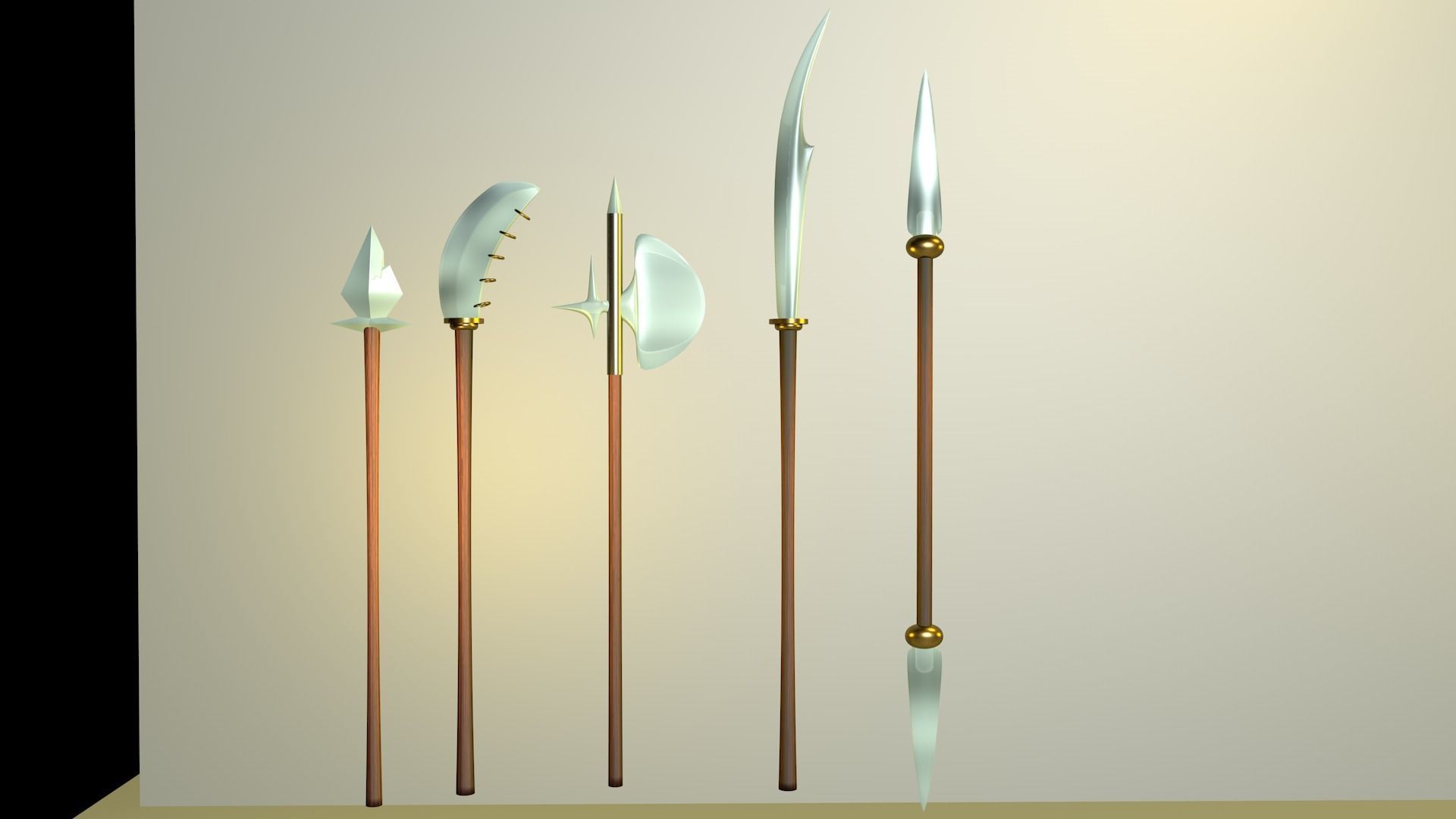 Cartoon Melee Weapons 3d Model Cgtrader