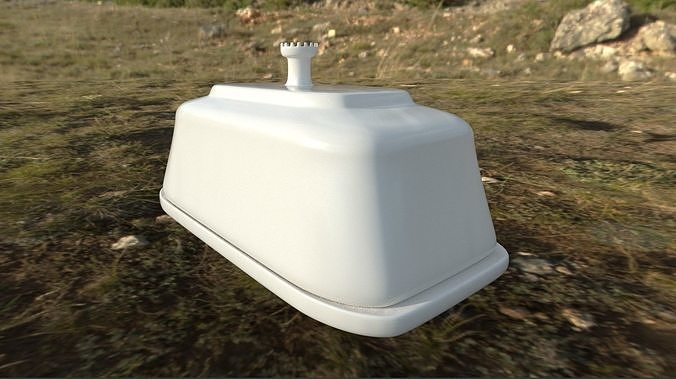 Butter Dish 3D model | CGTrader