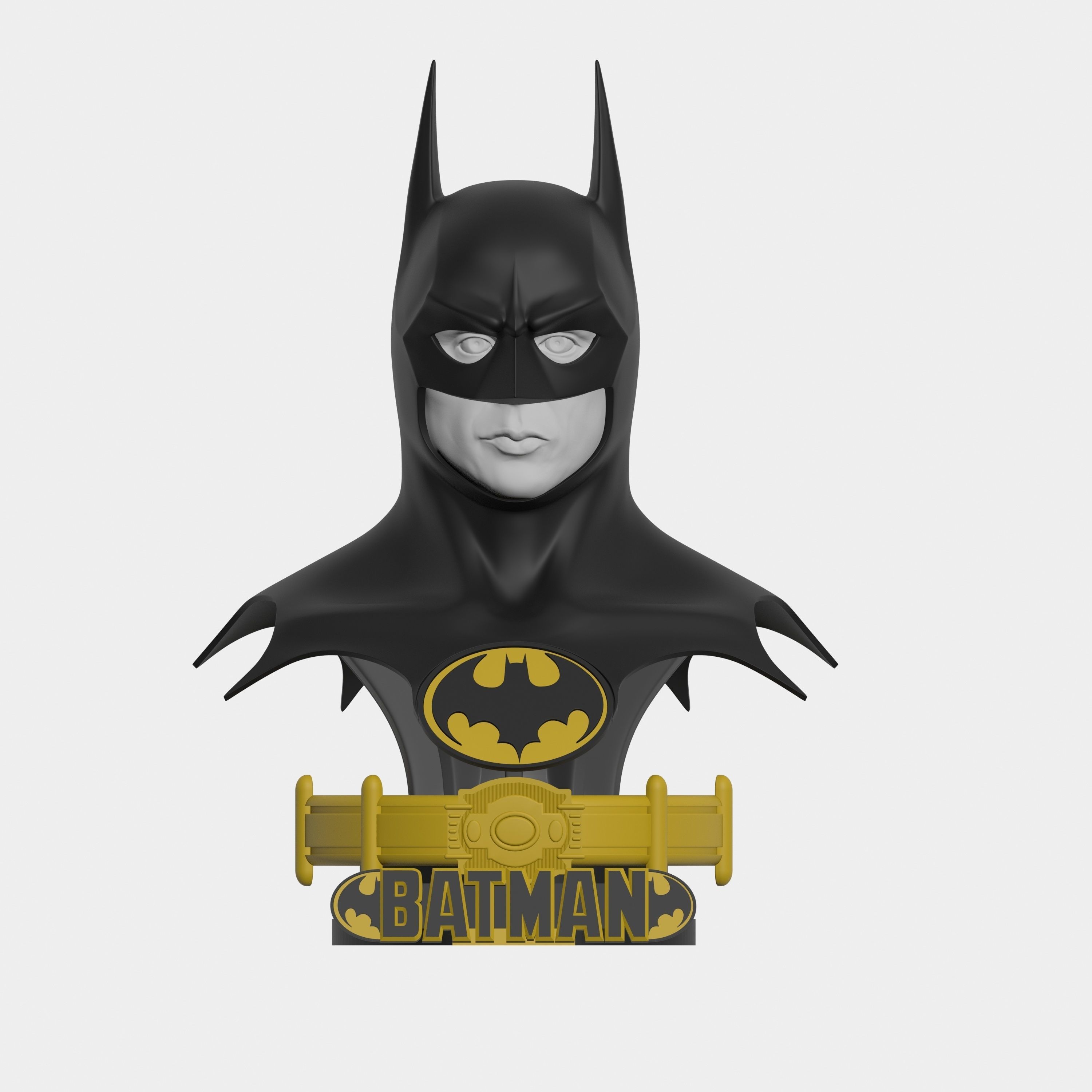 Batman 1989 Bust Life Size 3d Printable Model Cgtrader Batman 1989 Bust Life Size 3d Printable Model Cgtrader