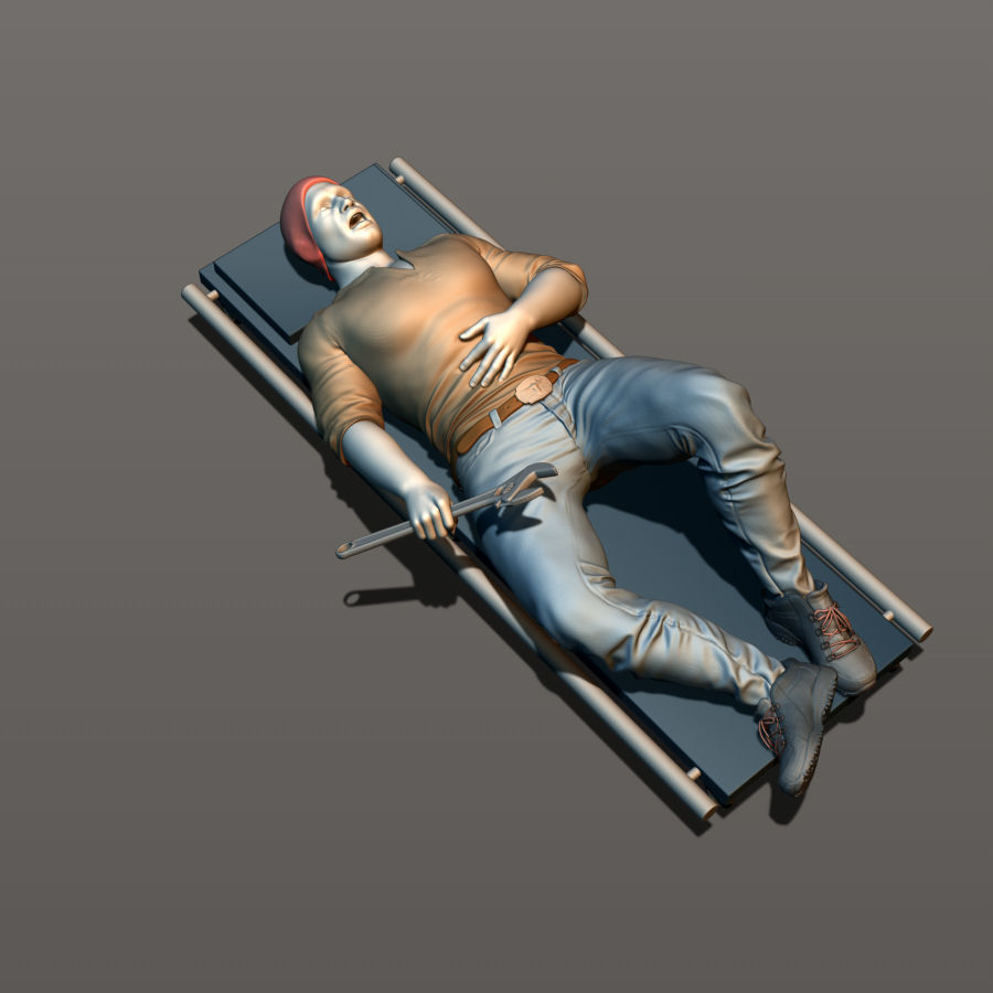 Auto mechanic under the body