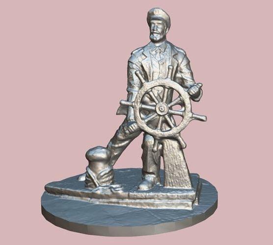 Scan Captain 3D model 3D printable | CGTrader