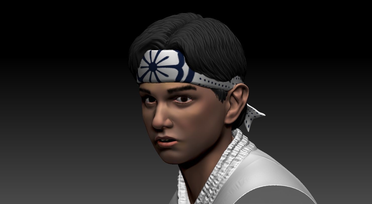 DANIEL LARUSSO HEAD -RALPH MACCHIO -PRINTABLE