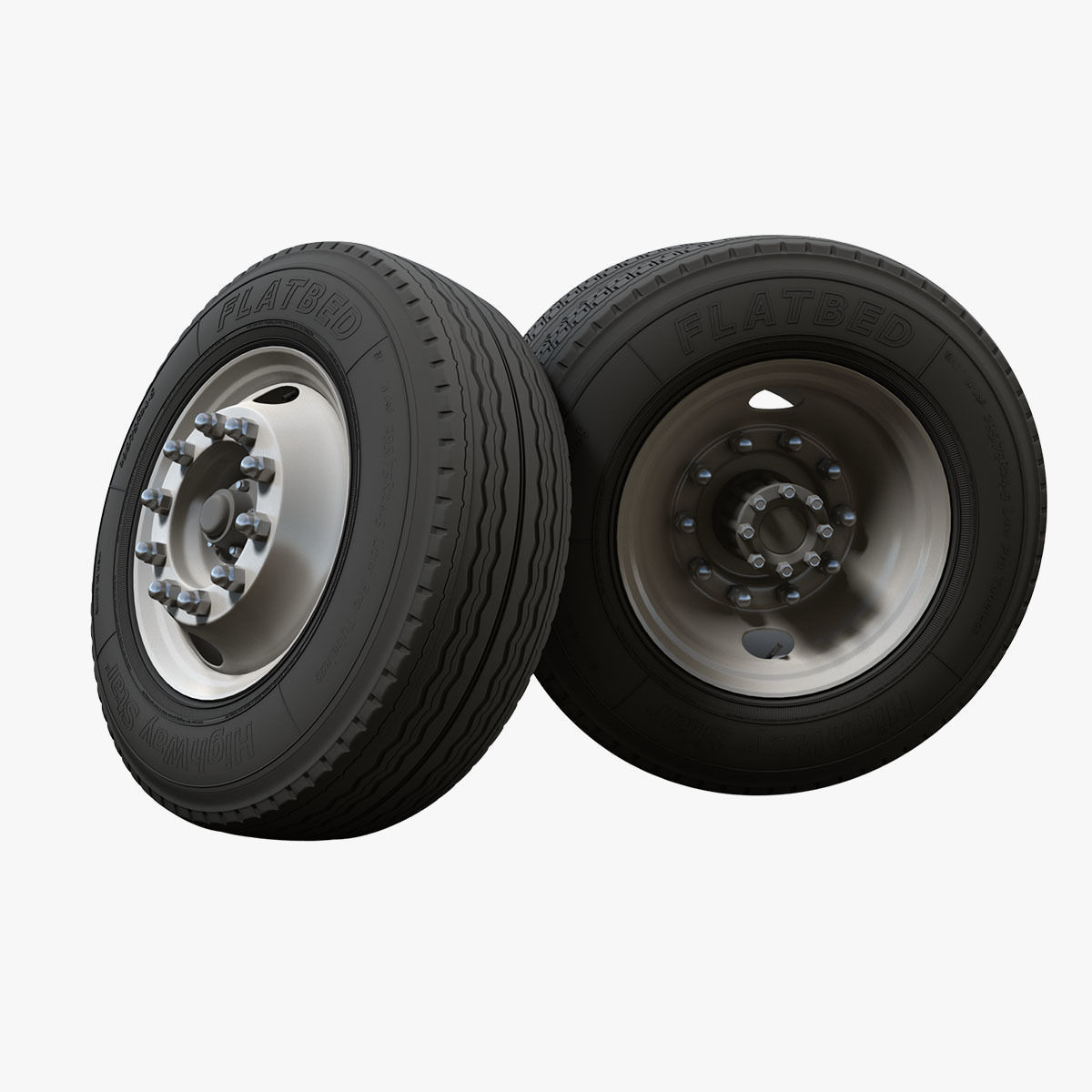 Truck steel wheels