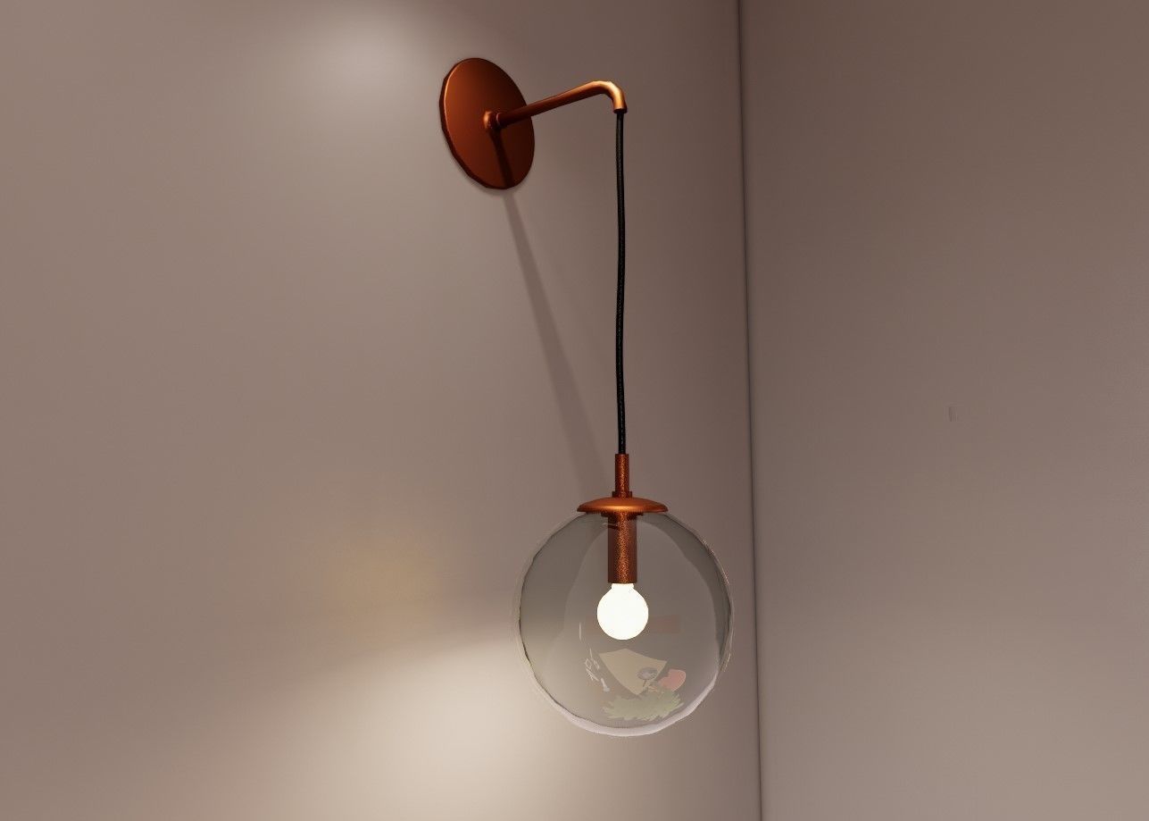 Wall based lighting Revit 2018 3D model CGTrader