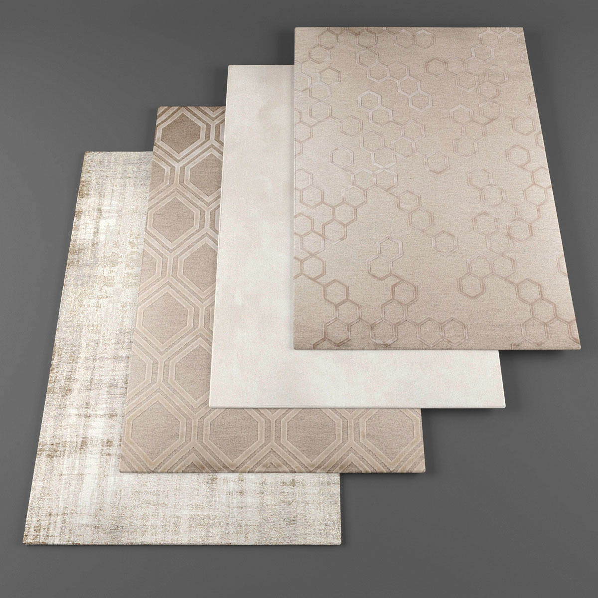 Rugs collection 191 Low-poly 3D model