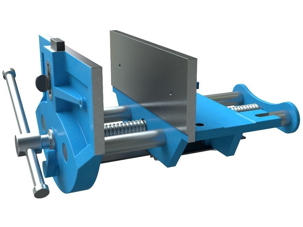 carpenter vise 3d model cgtrader