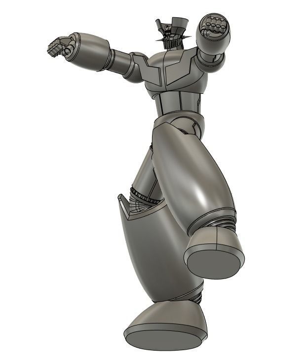 mazinger z rocket punch 30cm tall 3d printing models 3D model 3D