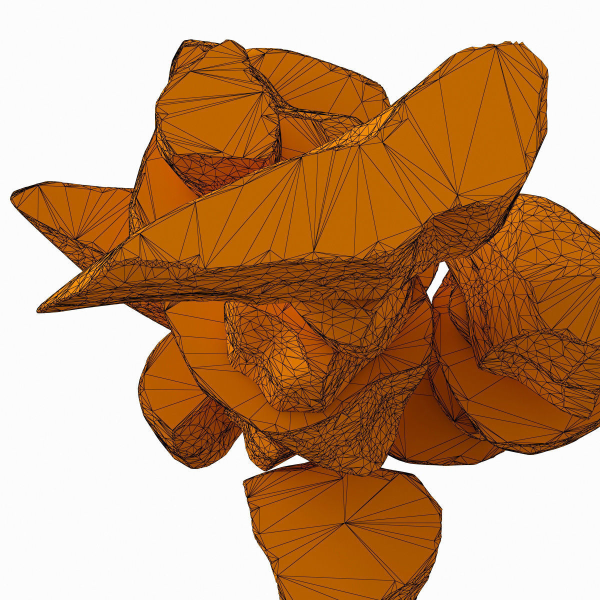 Rock stone plate splinter n1 3D model | CGTrader