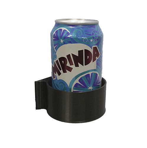 Bottle Wall Mount Cup Holder 3D model 3D printable | CGTrader