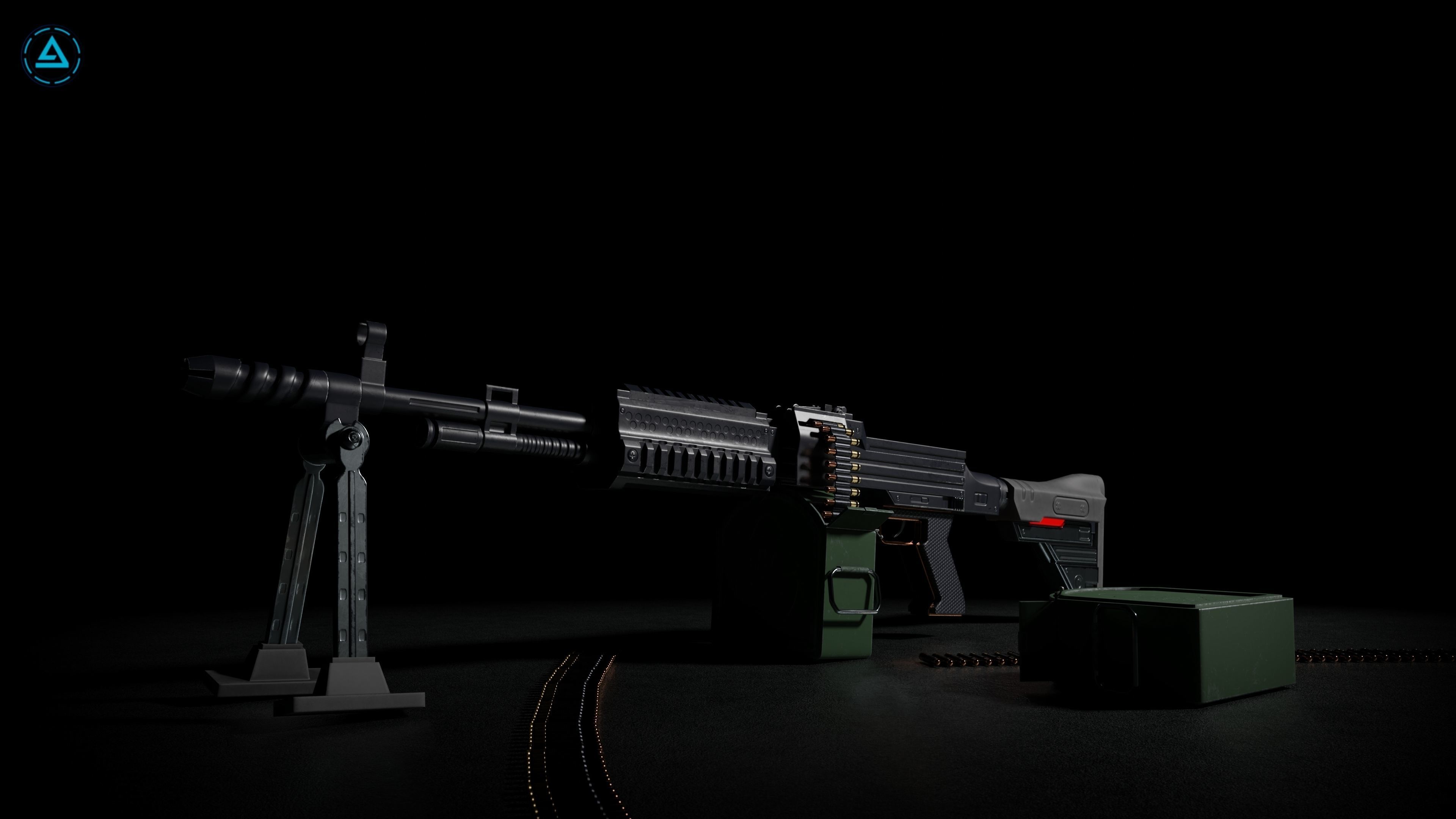 3D model DPR LMG VR / AR / low-poly | CGTrader