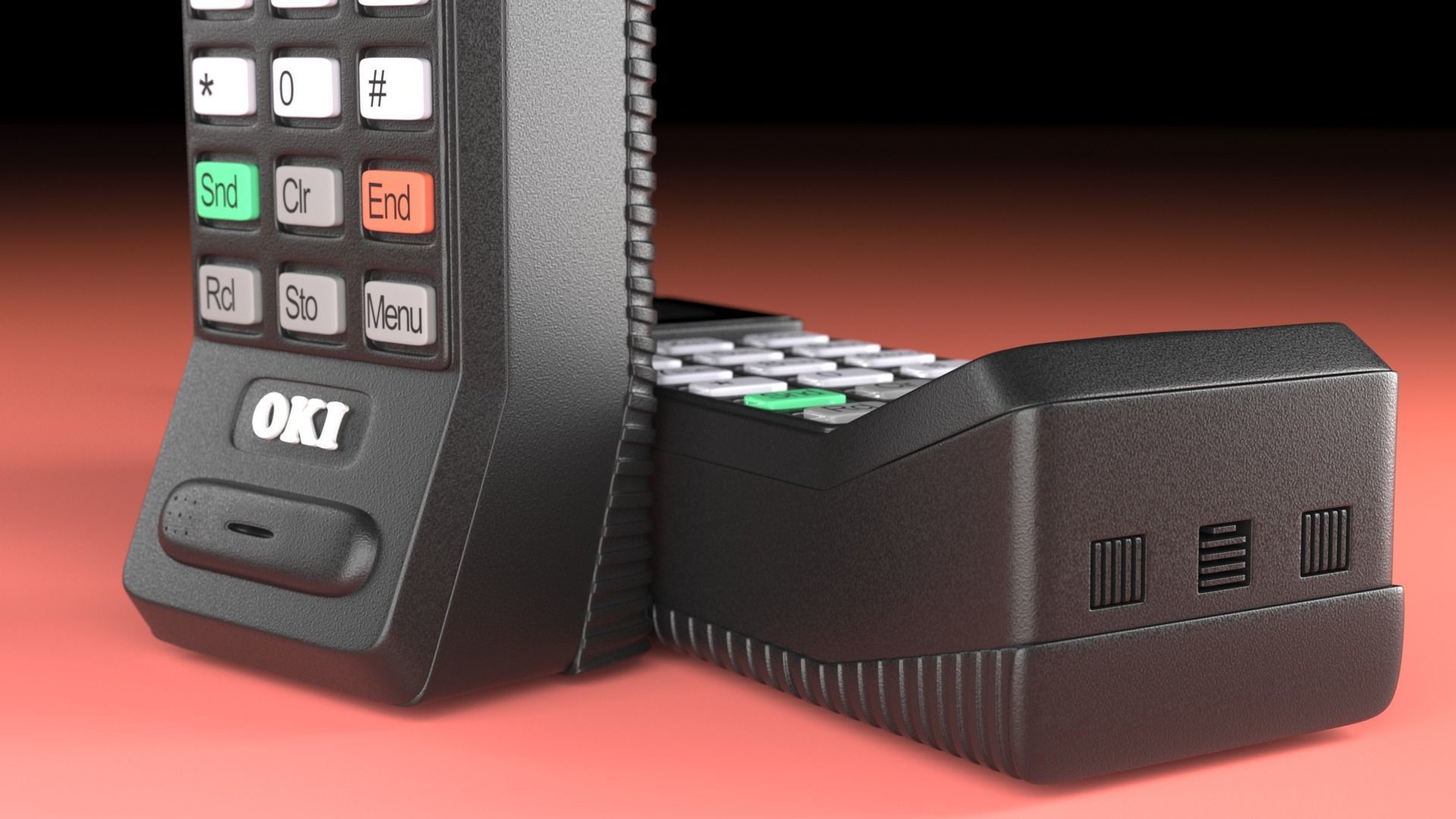 Cell Phone OKI 3D model CGTrader