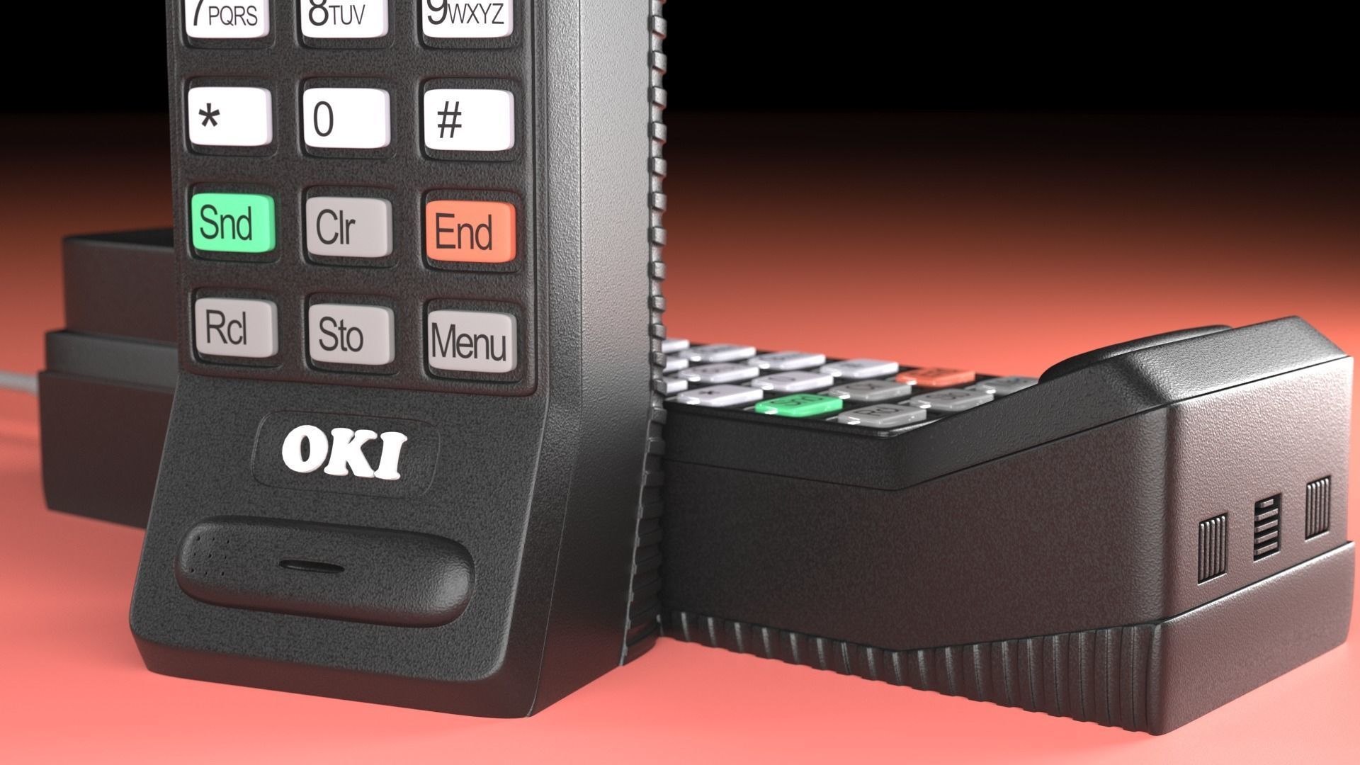 Cell Phone OKI 3D model CGTrader