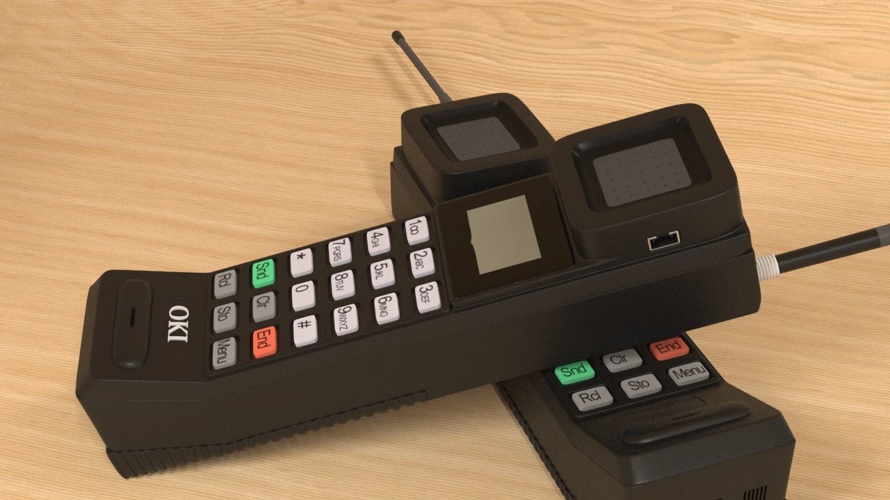 Cell Phone OKI 3D model CGTrader