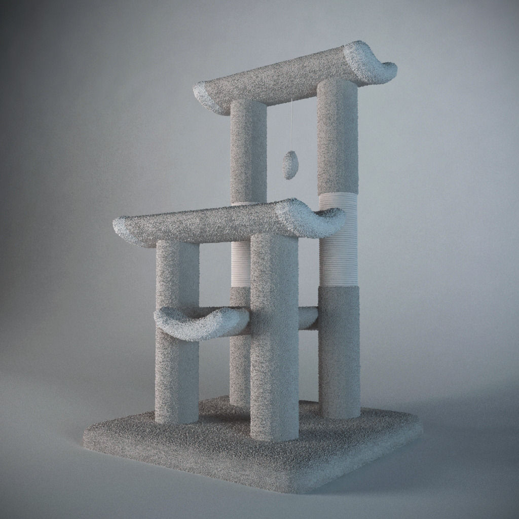 cat tree 3D model
