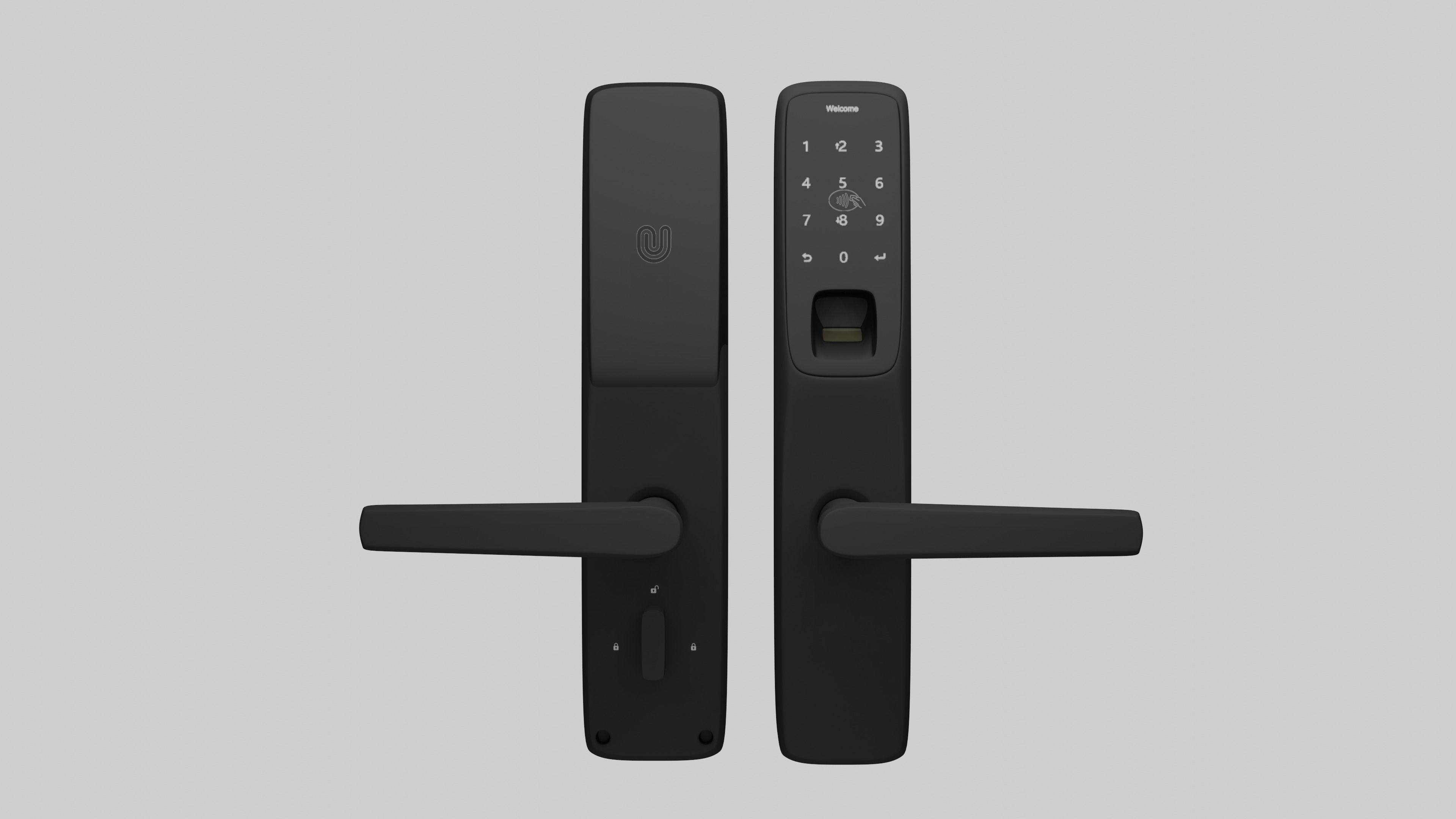 Digital Door Lock 3D model CGTrader