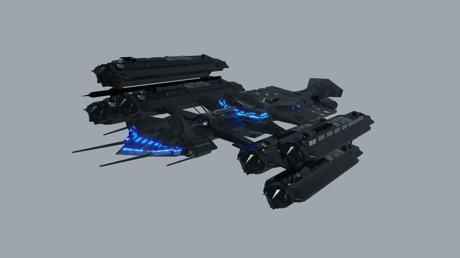 Spaceship CS34 3D model
