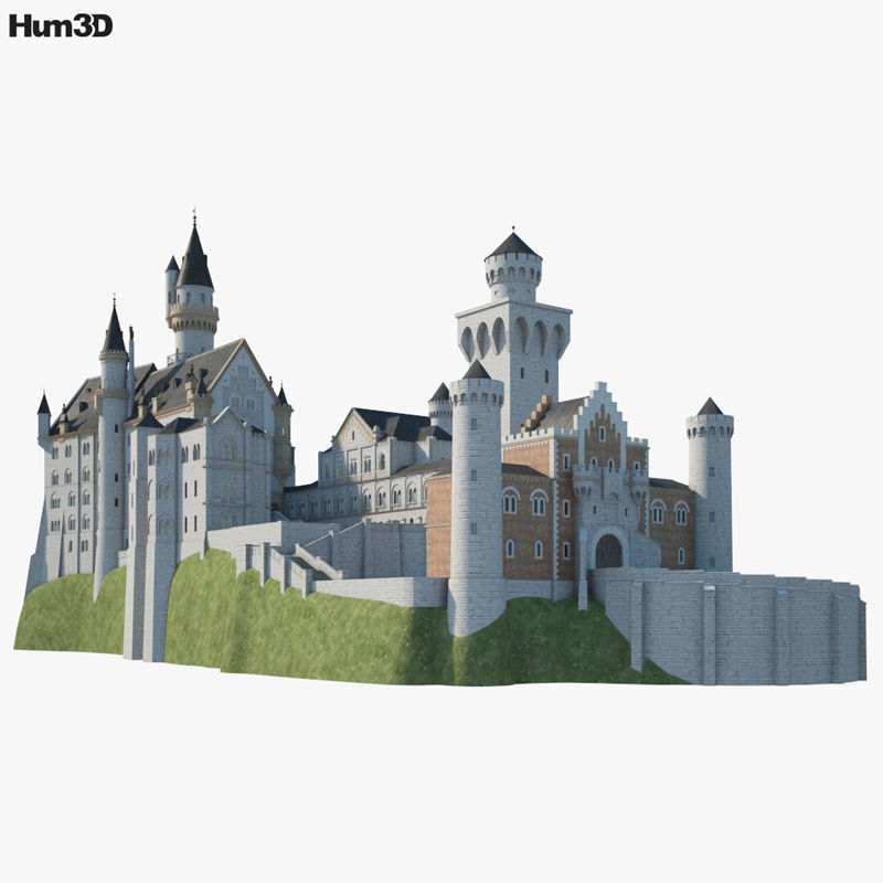 Neuschwanstein Castle 3D model