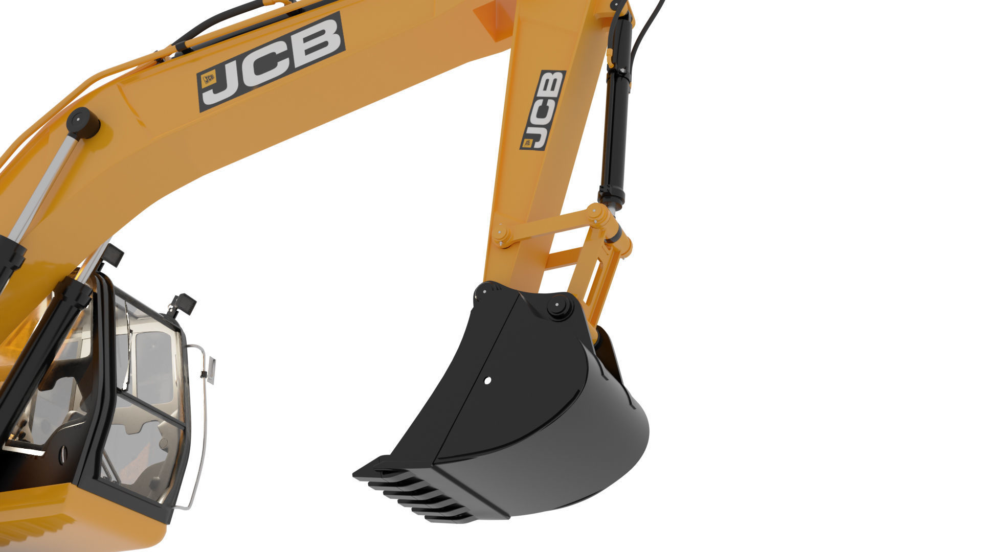 JCB js205 sc lc hydraulic excavator 3D model | CGTrader