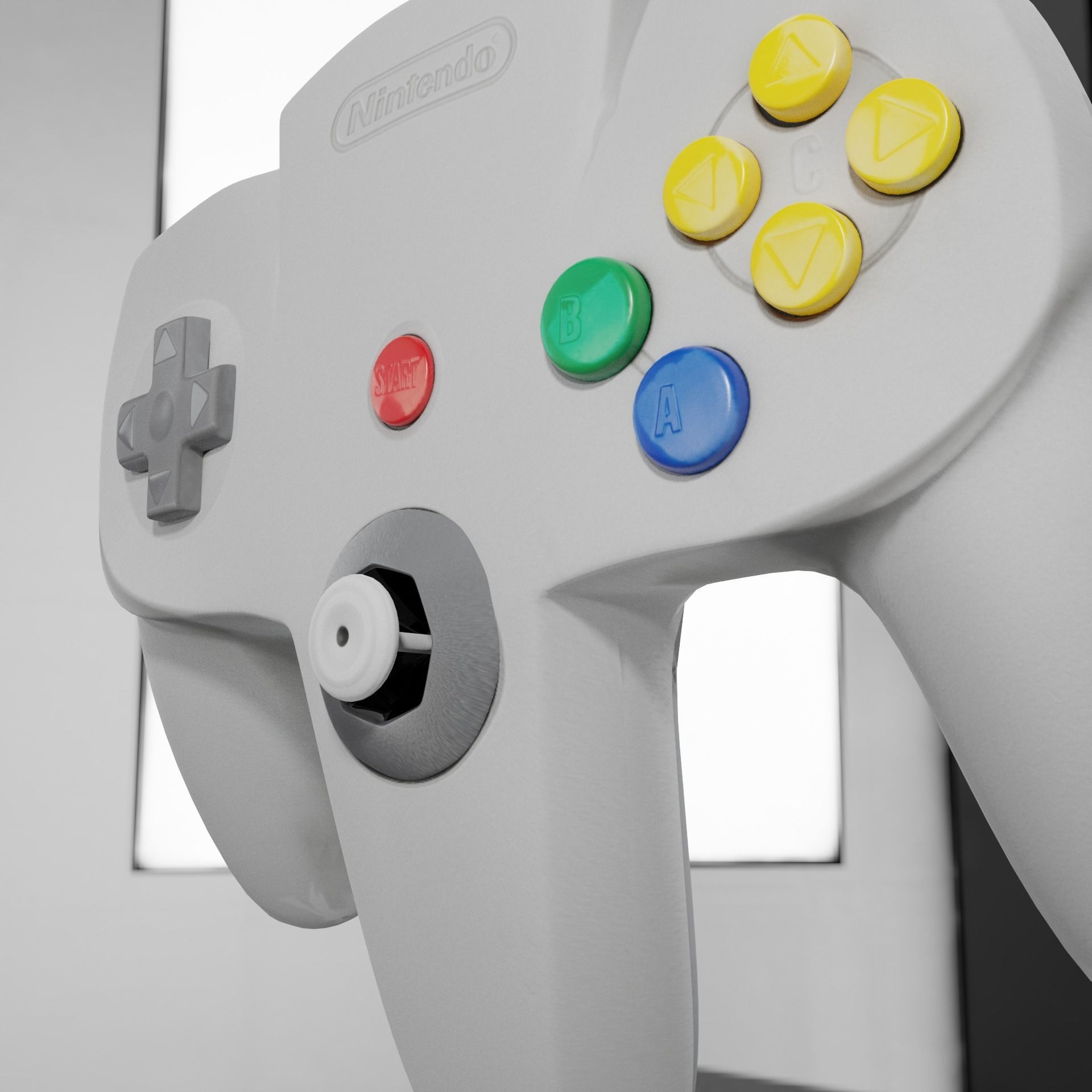 N64 Controller 3D model CGTrader