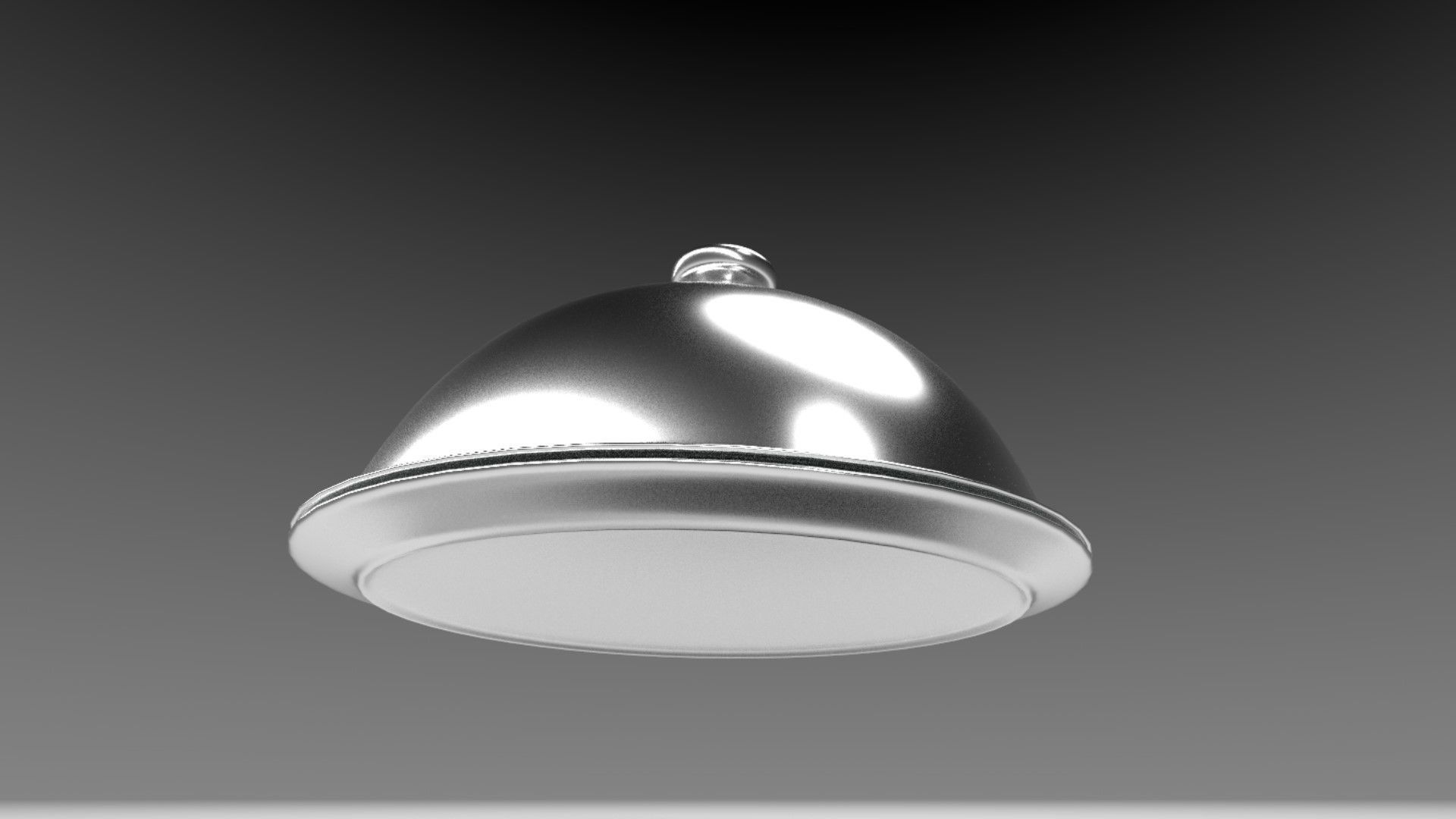 3D model Silver Platter VR / AR / lowpoly CGTrader