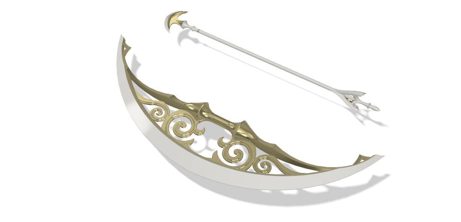 Bow of Light Legend of Zelda Breath of the Wild 3D model 3D printable