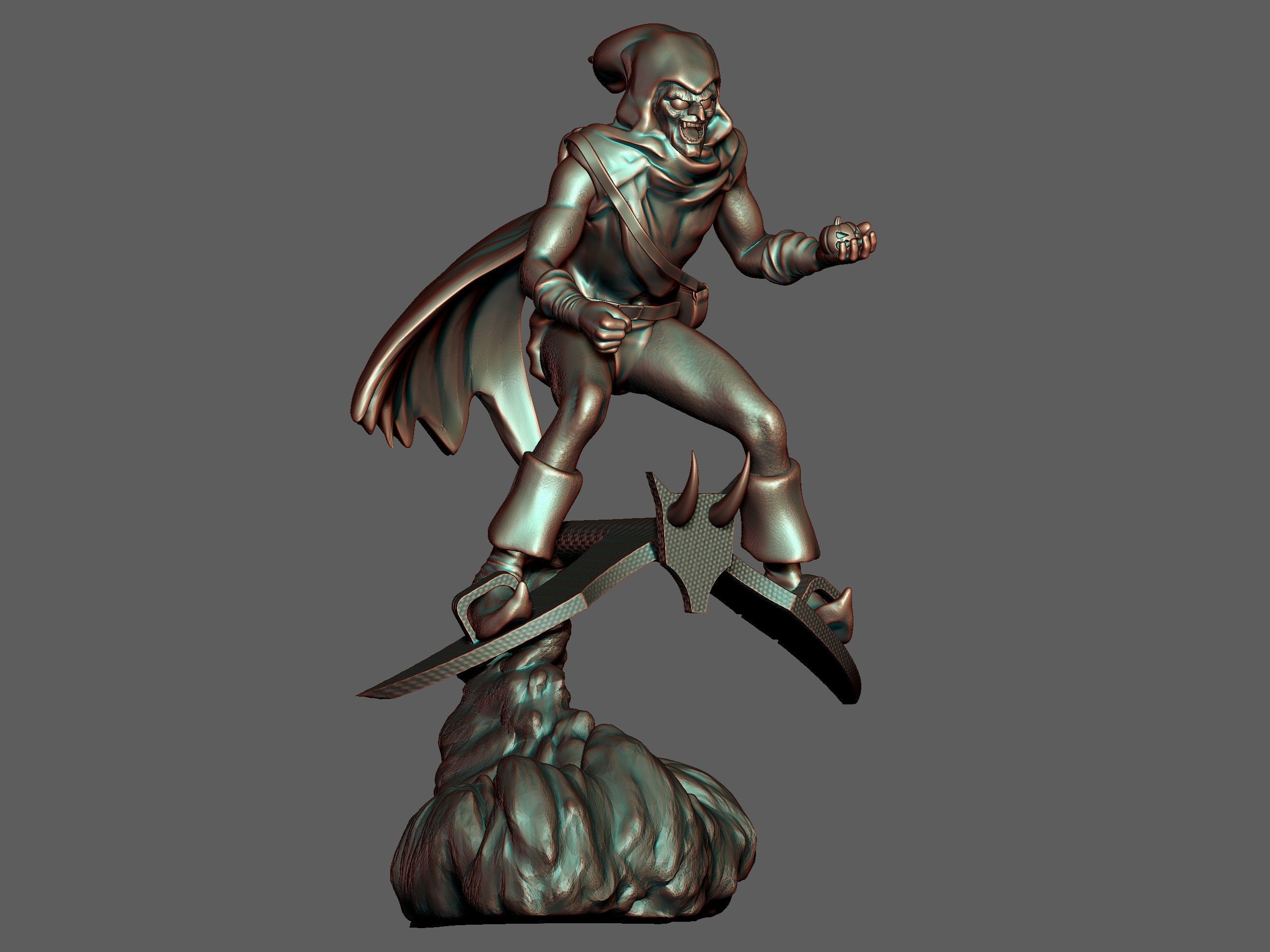 green goblin from Marvel Comics - 3 stl files 3D model 3D printable ...